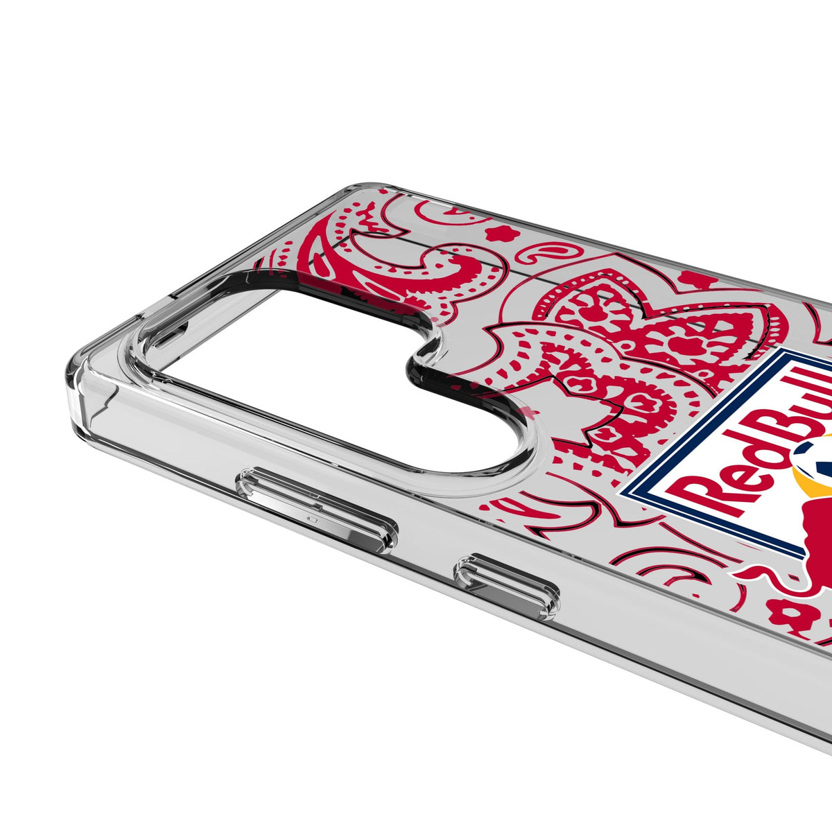 New York Red Bulls Paisley Clear Phone Case for Samsung Galaxy 3