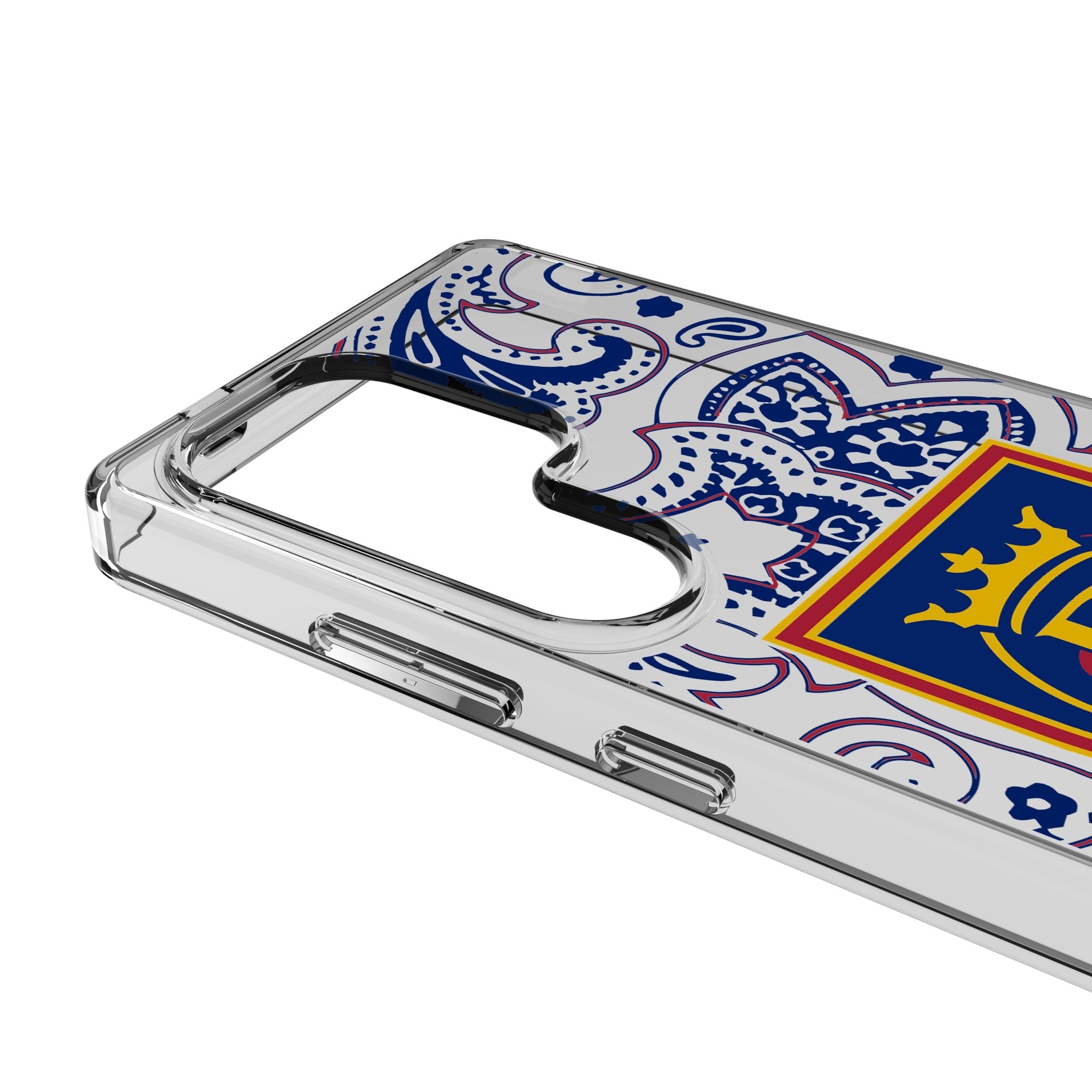Real Salt Lake Paisley Clear Phone Case for Samsung Galaxy 3