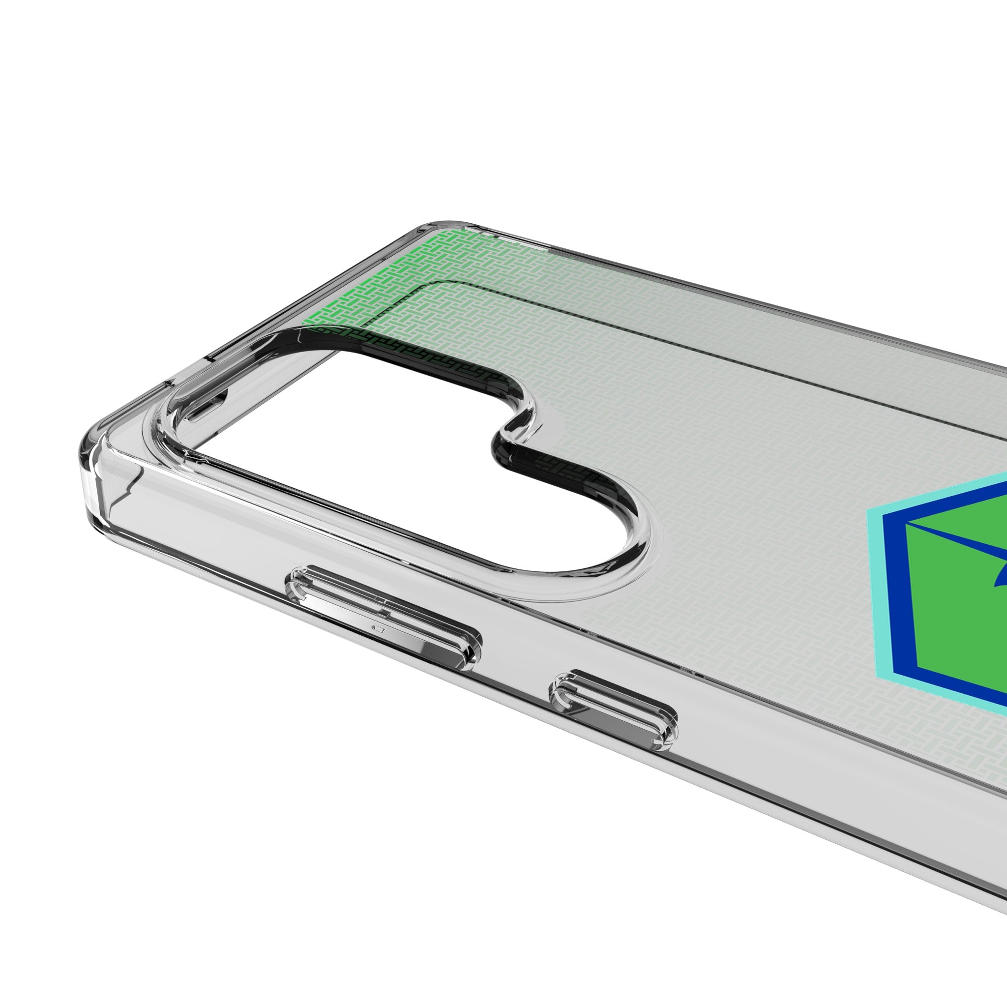 Seattle Sounders FC Linen Clear Phone Case for Samsung Galaxy 3