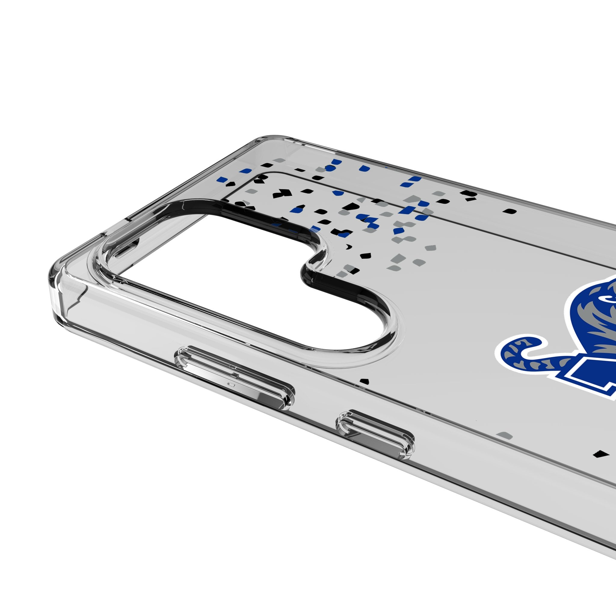 University of Memphis Tigers Confetti Clear Phone Case for Samsung Galaxy 3