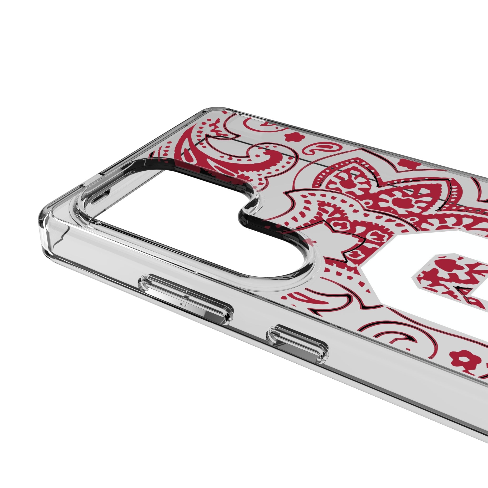 University of Oklahoma Sooners Paisley Clear Phone Case for Samsung Galaxy 3