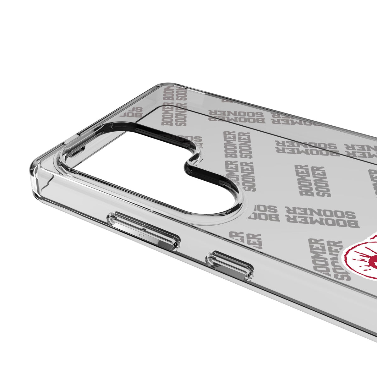 University of Oklahoma Sooners Quadtile Clear Phone Case for Samsung Galaxy 3