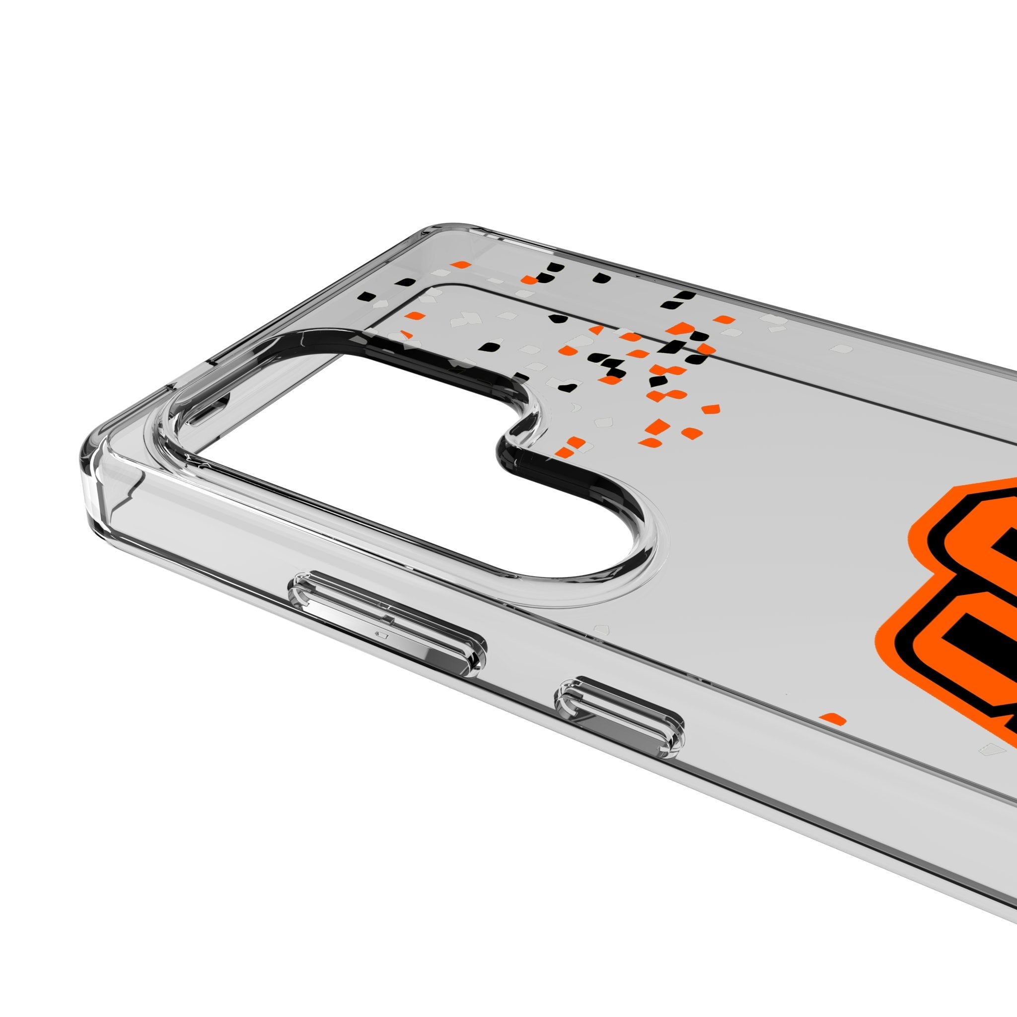 Oklahoma State University Cowboys Confetti Clear Phone Case for Samsung Galaxy 3