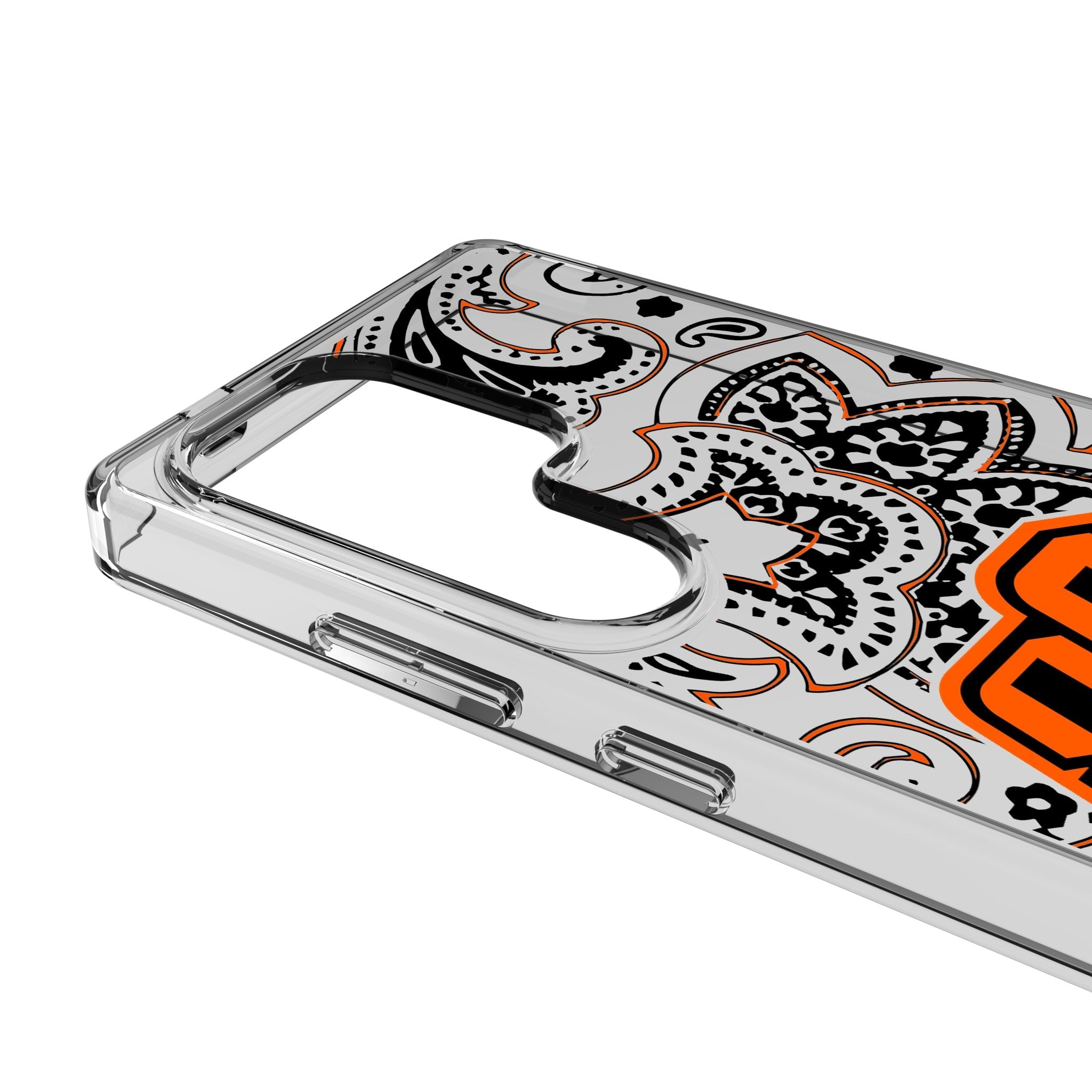 Oklahoma State University Cowboys Paisley Clear Phone Case for Samsung Galaxy 3