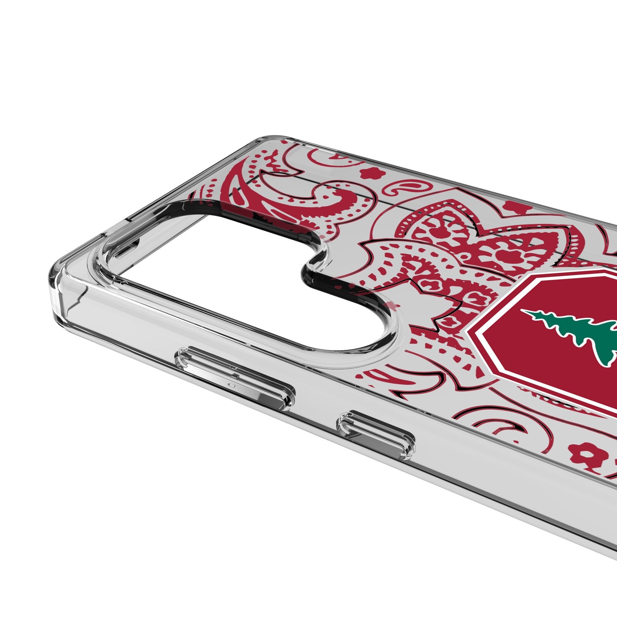 Stanford University Cardinal Paisley Clear Phone Case for Samsung Galaxy 3