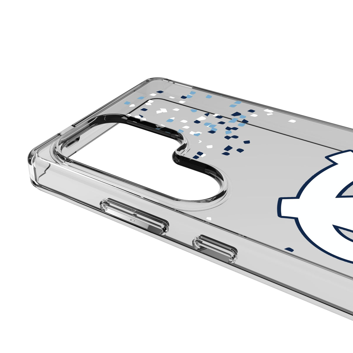 University of North Carolina Tar Heels Confetti Clear Phone Case for Samsung Galaxy 3