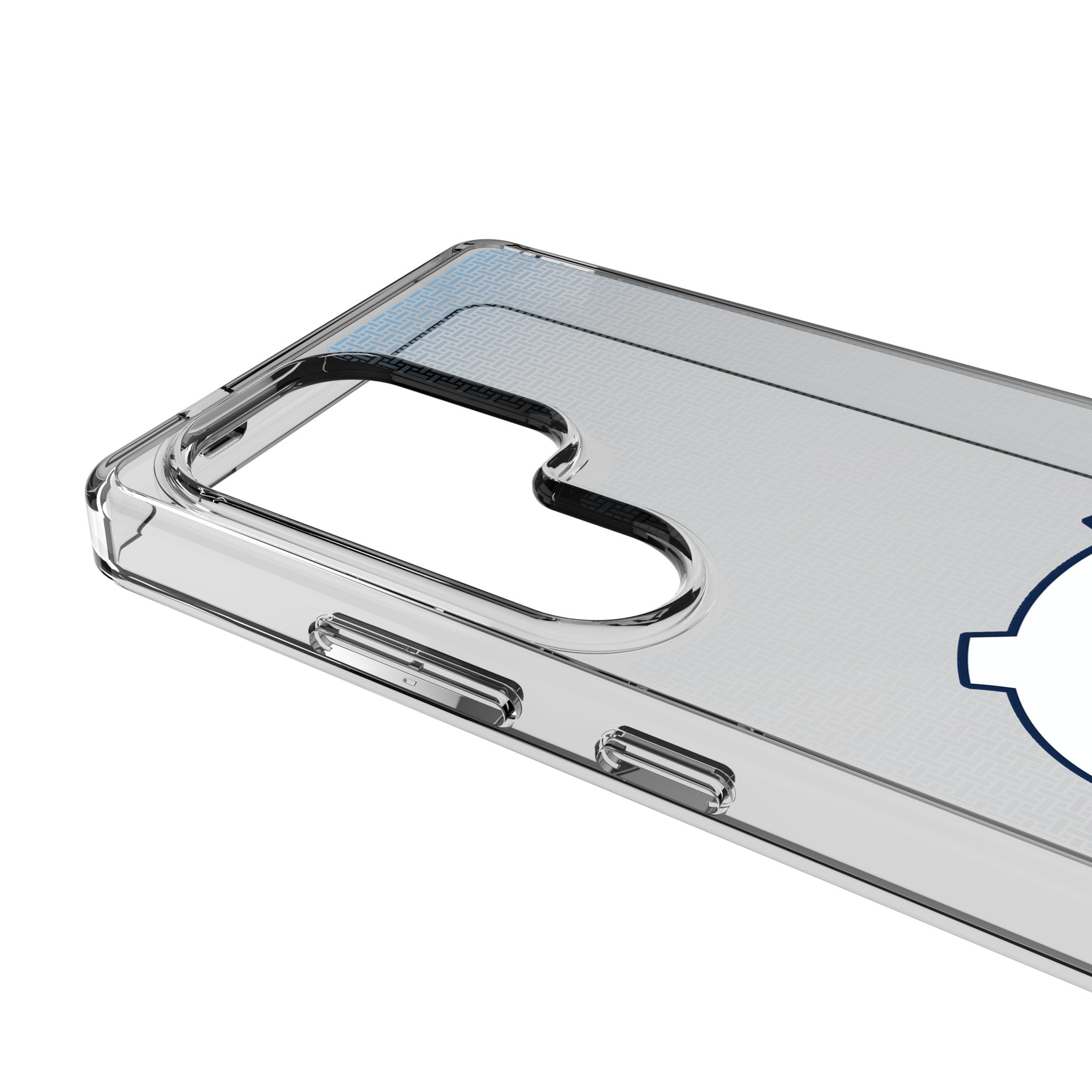 University of North Carolina Tar Heels Linen Clear Phone Case for Samsung Galaxy 3