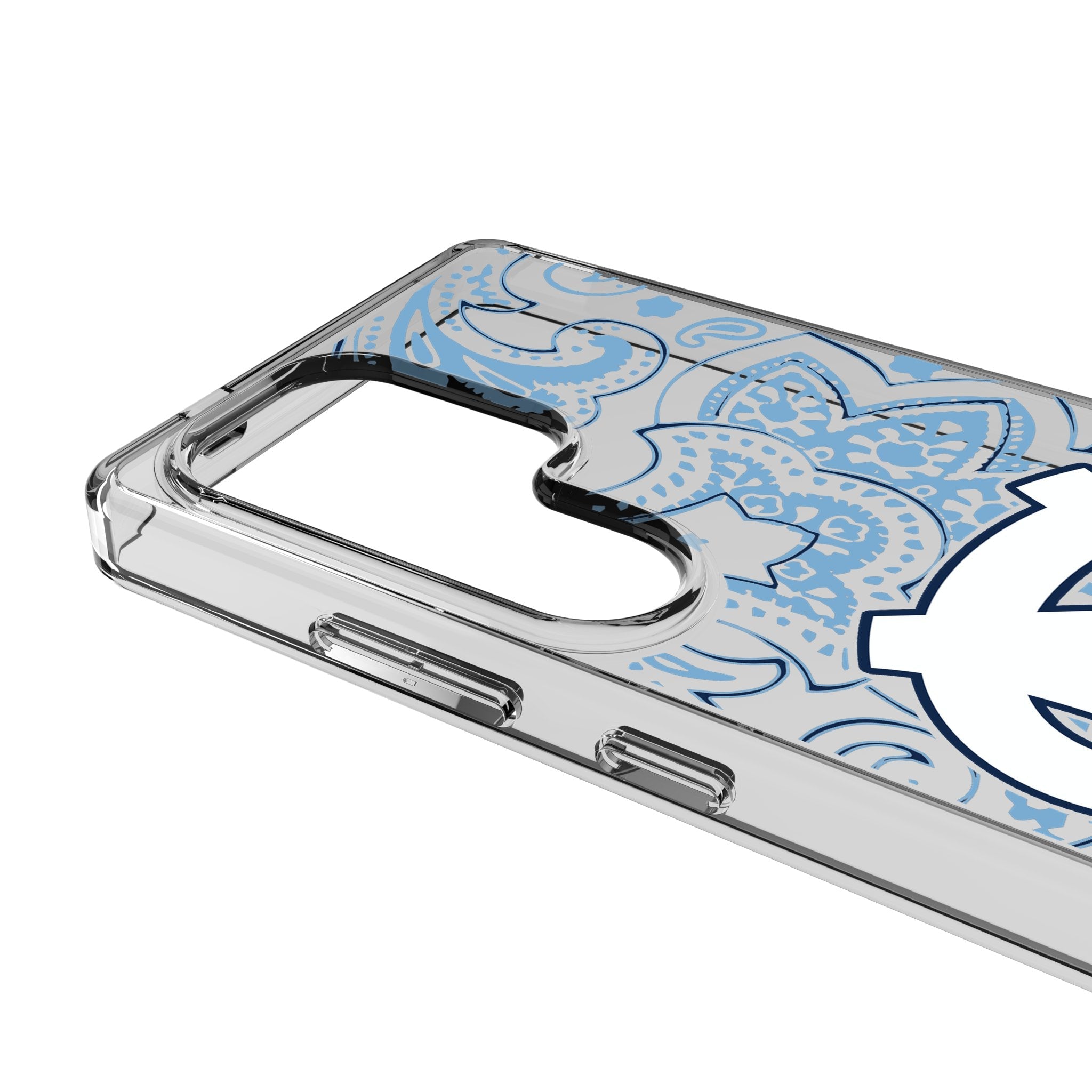 University of North Carolina Tar Heels Paisley Clear Phone Case for Samsung Galaxy 3