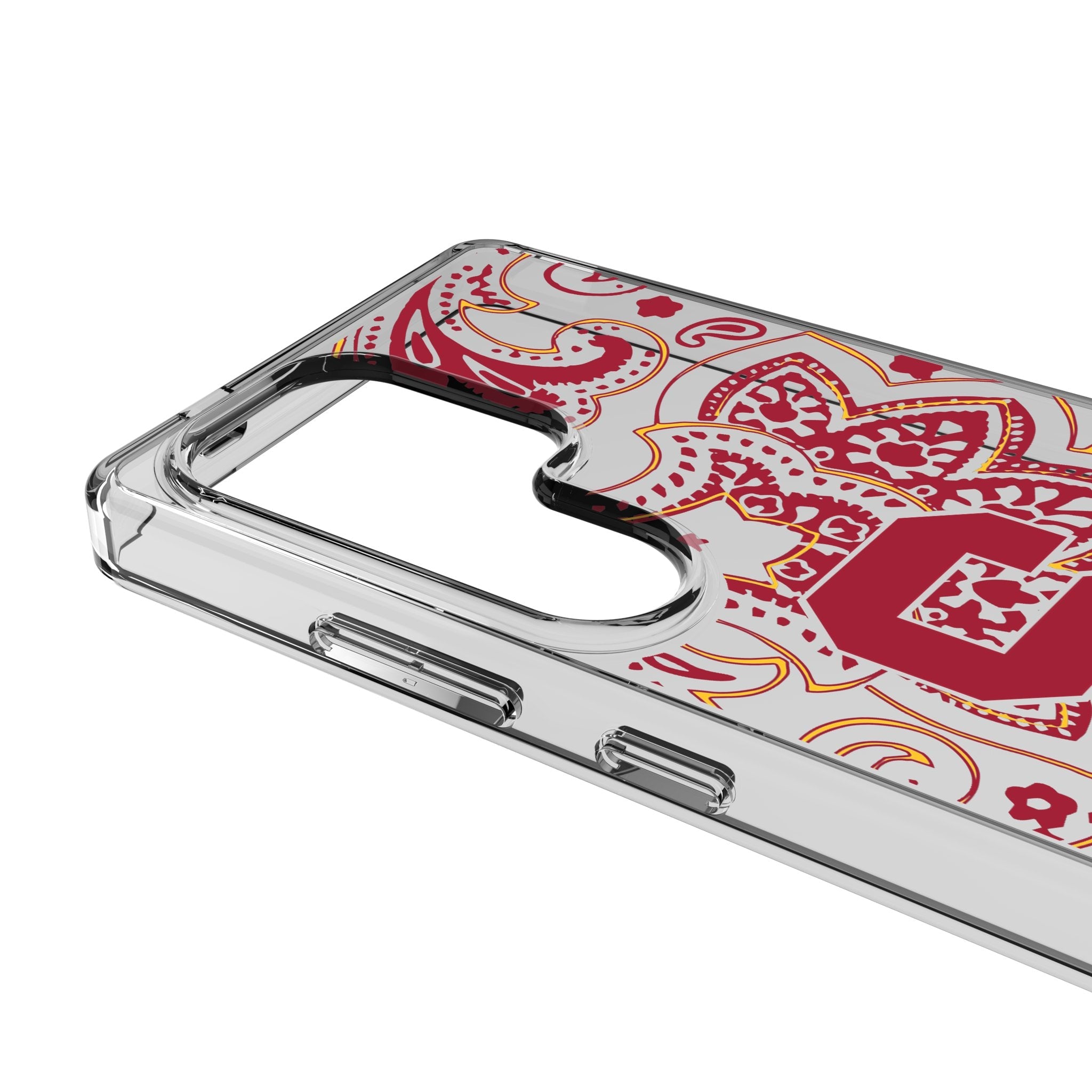 University of Southern California Trojans Paisley Clear Phone Case for Samsung Galaxy 3