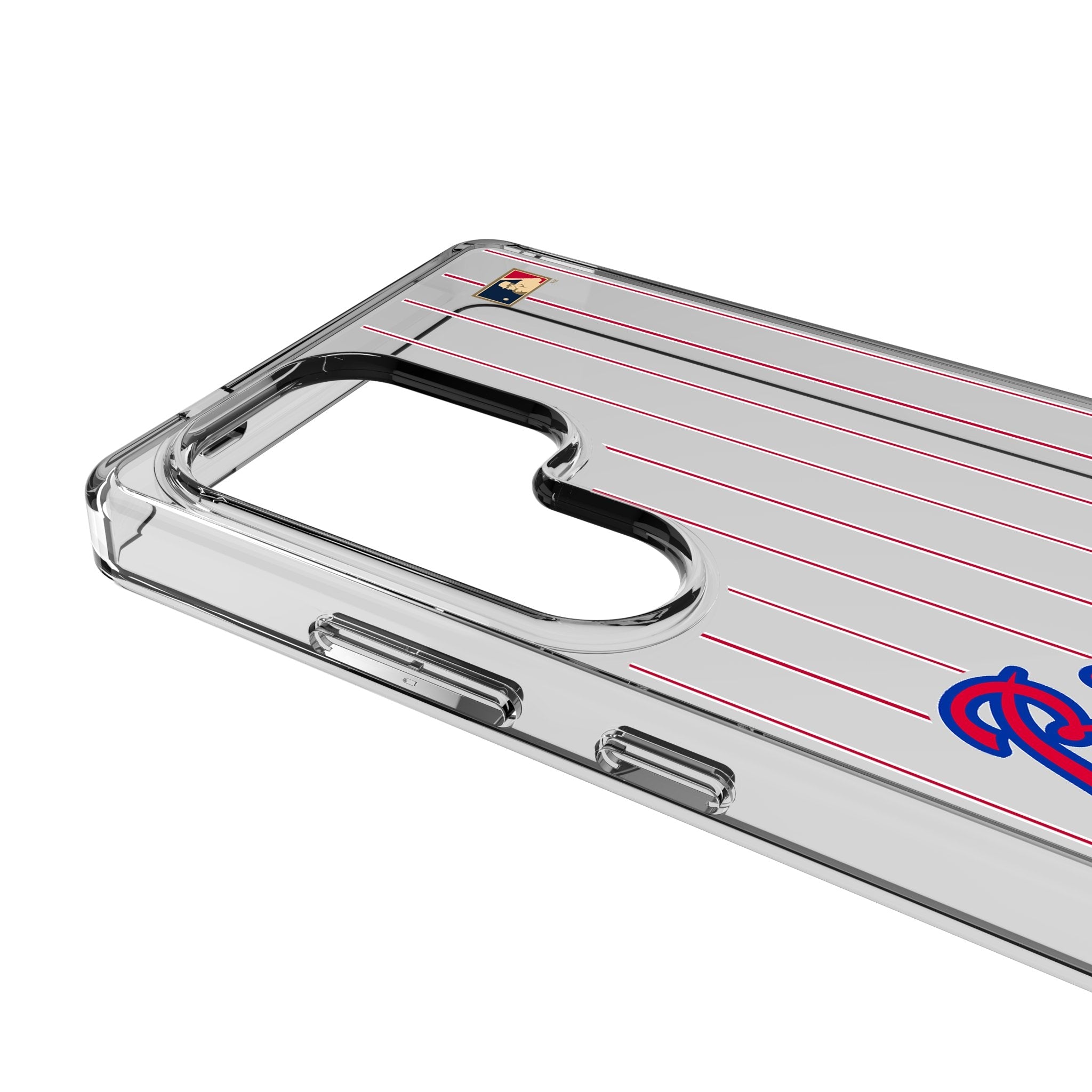 Atlanta Braves Home 2012 - Cooperstown Collection Pinstripe Clear Phone Case for Samsung Galaxy 3