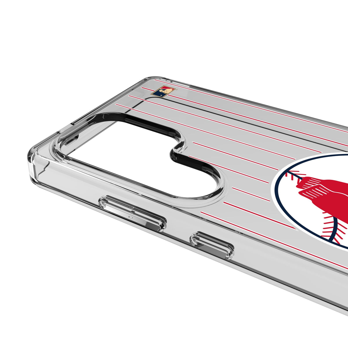 Boston Red Sox 1970-1975 - Cooperstown Collection Pinstripe Clear Phone Case for Samsung Galaxy 3
