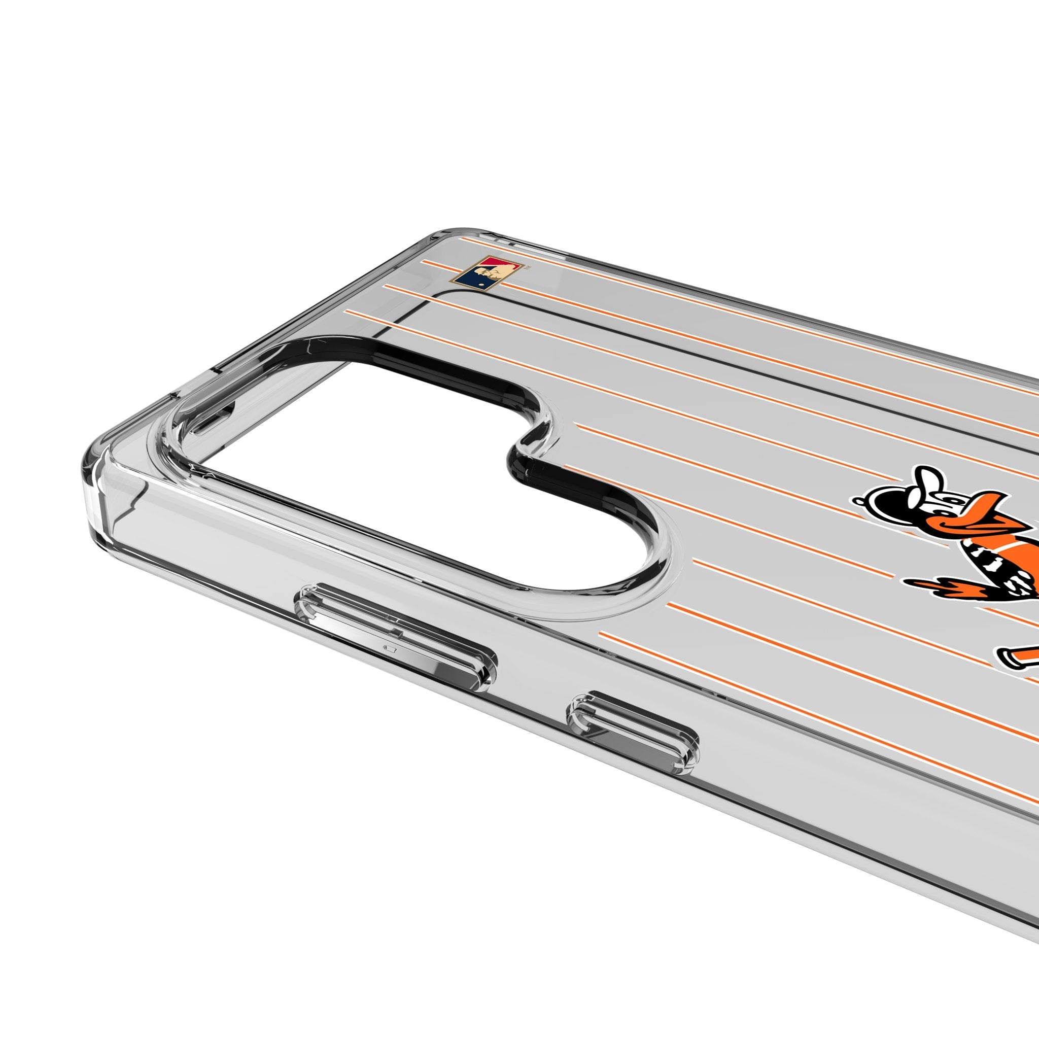 Baltimore Orioles 1954-1963 - Cooperstown Collection Pinstripe Clear Phone Case for Samsung Galaxy 3