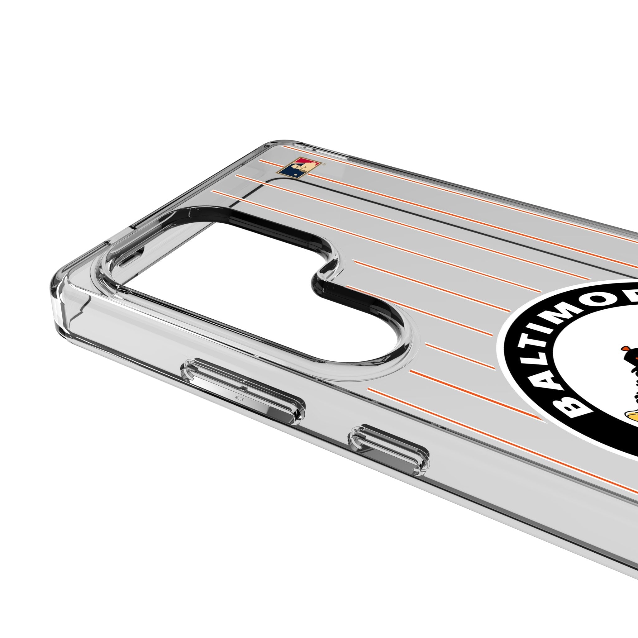 Baltimore Orioles 1966-1969 - Cooperstown Collection Pinstripe Clear Phone Case for Samsung Galaxy 3