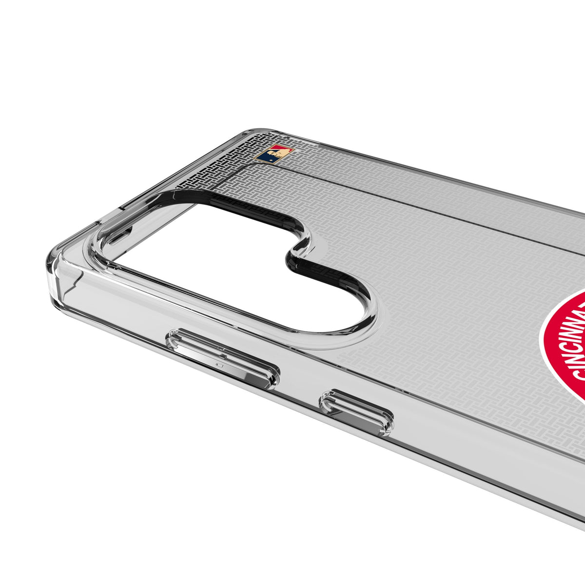 Cincinnati Reds 1974-1992 - Cooperstown Collection Linen Clear Phone Case for Samsung Galaxy 3