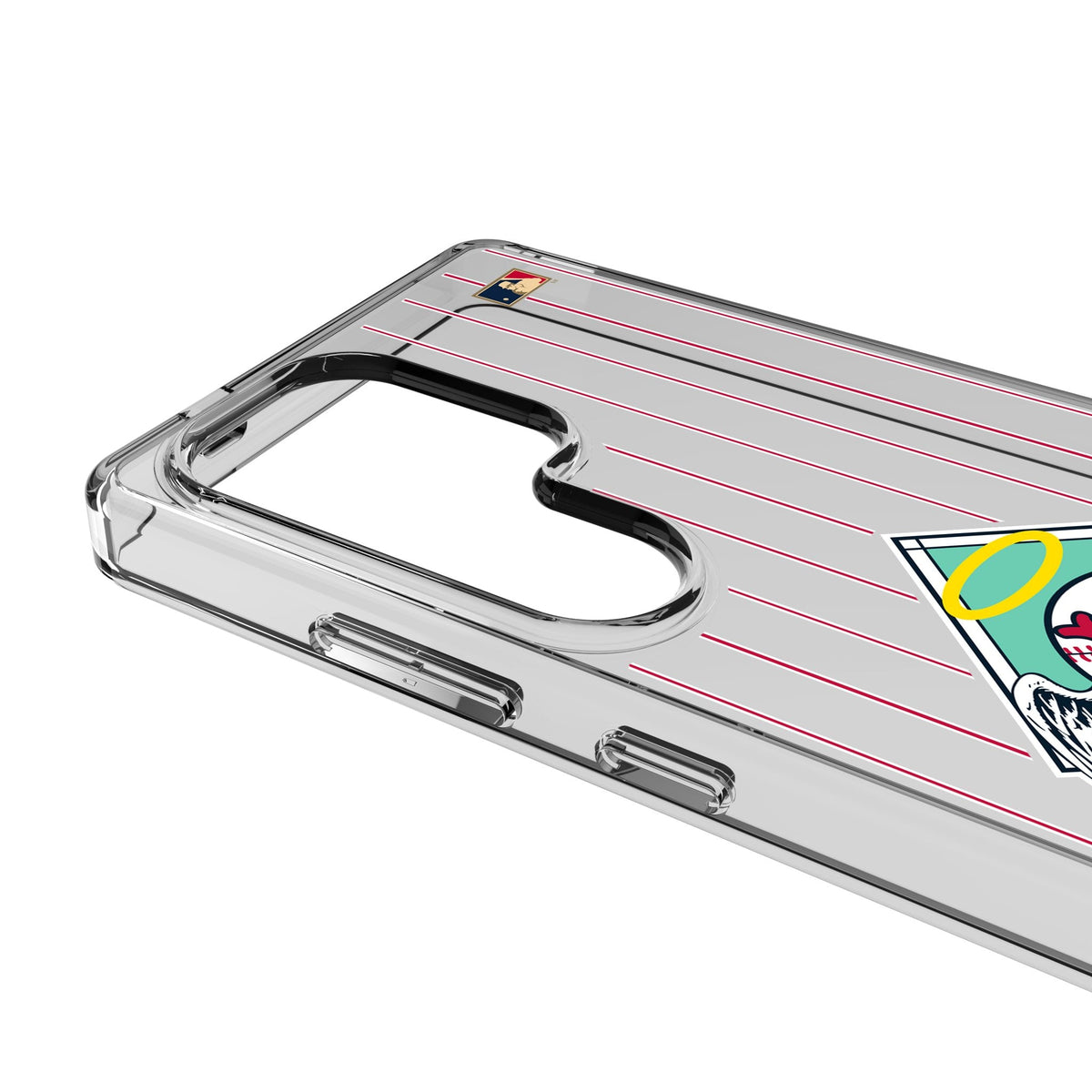 LA Angels 1961-1965 - Cooperstown Collection Pinstripe Clear Phone Case for Samsung Galaxy 3