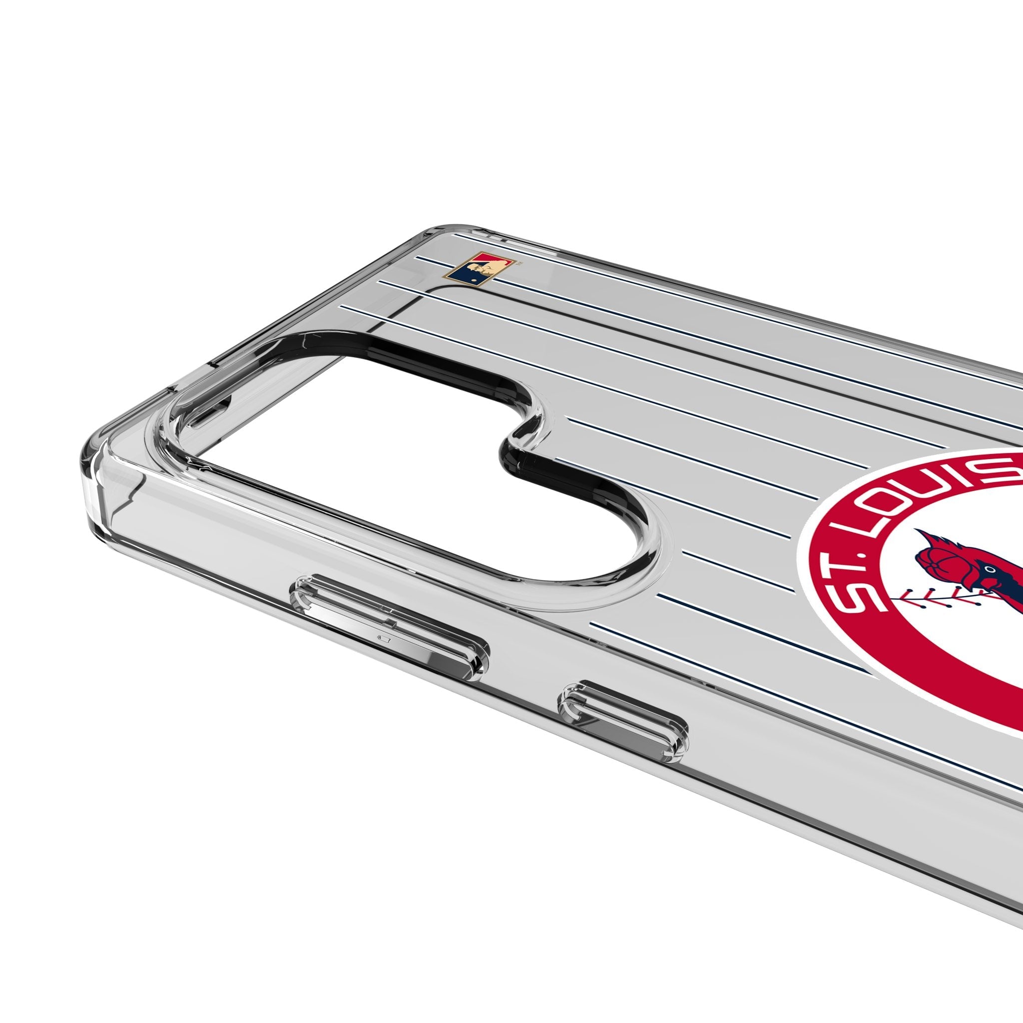 St Louis Cardinals 1966-1997 - Cooperstown Collection Pinstripe Clear Phone Case for Samsung Galaxy 3