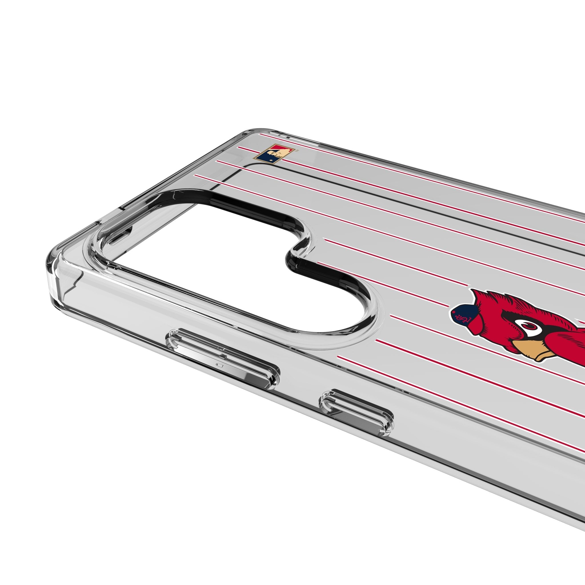 St Louis Cardinals 1950s - Cooperstown Collection Pinstripe Clear Phone Case for Samsung Galaxy 3