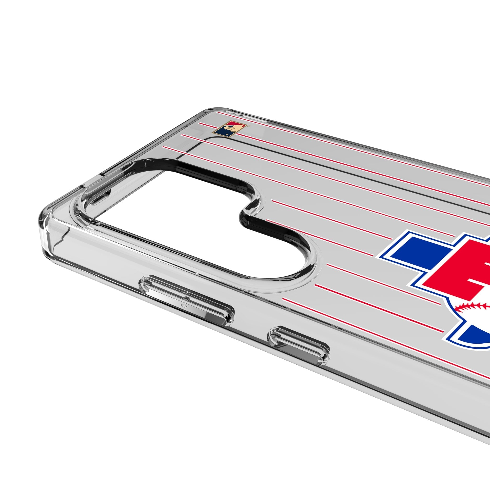 Texas Rangers 1981-1983 - Cooperstown Collection Pinstripe Clear Phone Case for Samsung Galaxy 3