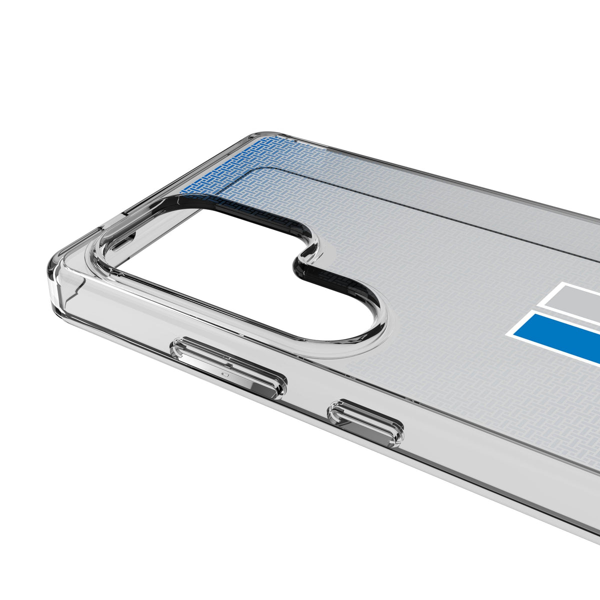 Detroit Lions Retro Linen Clear Phone Case for Samsung Galaxy 3