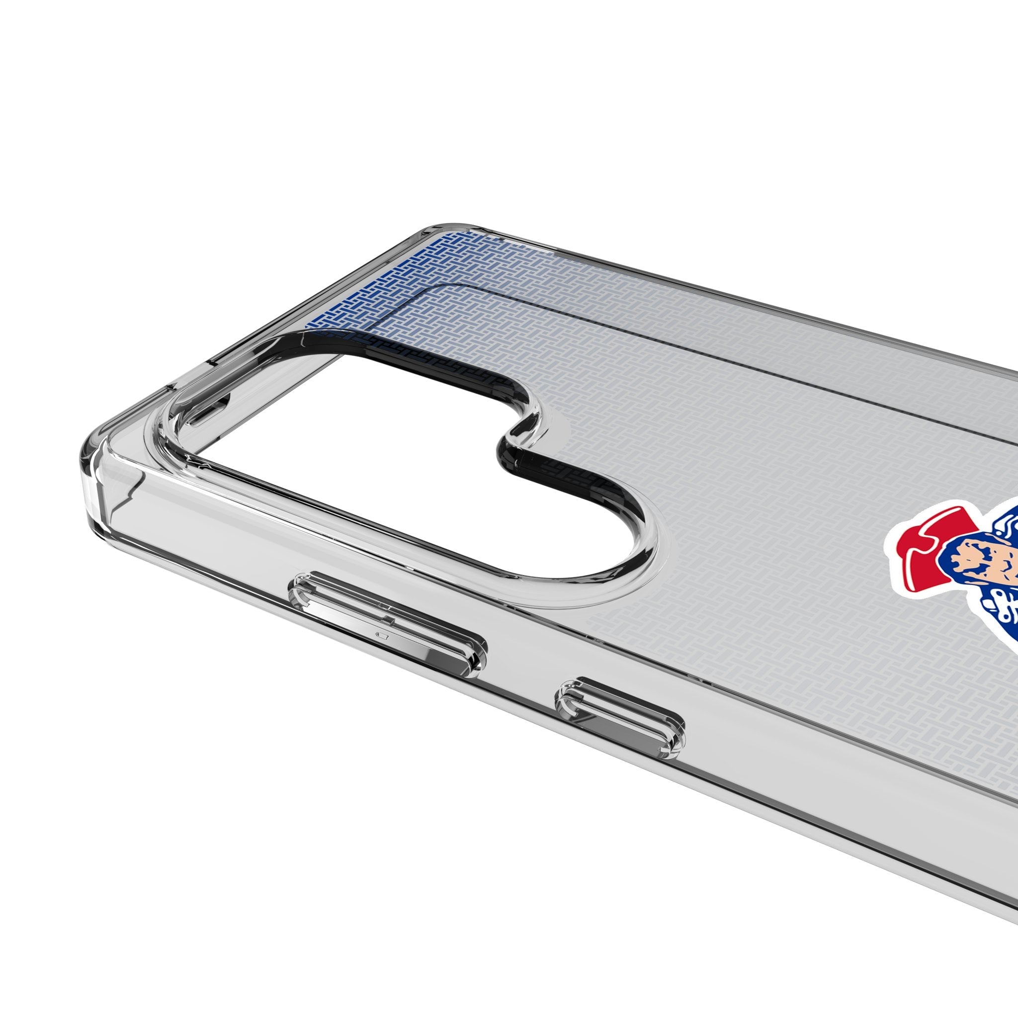 New England Patriots Historic Collection Linen Clear Phone Case for Samsung Galaxy 3