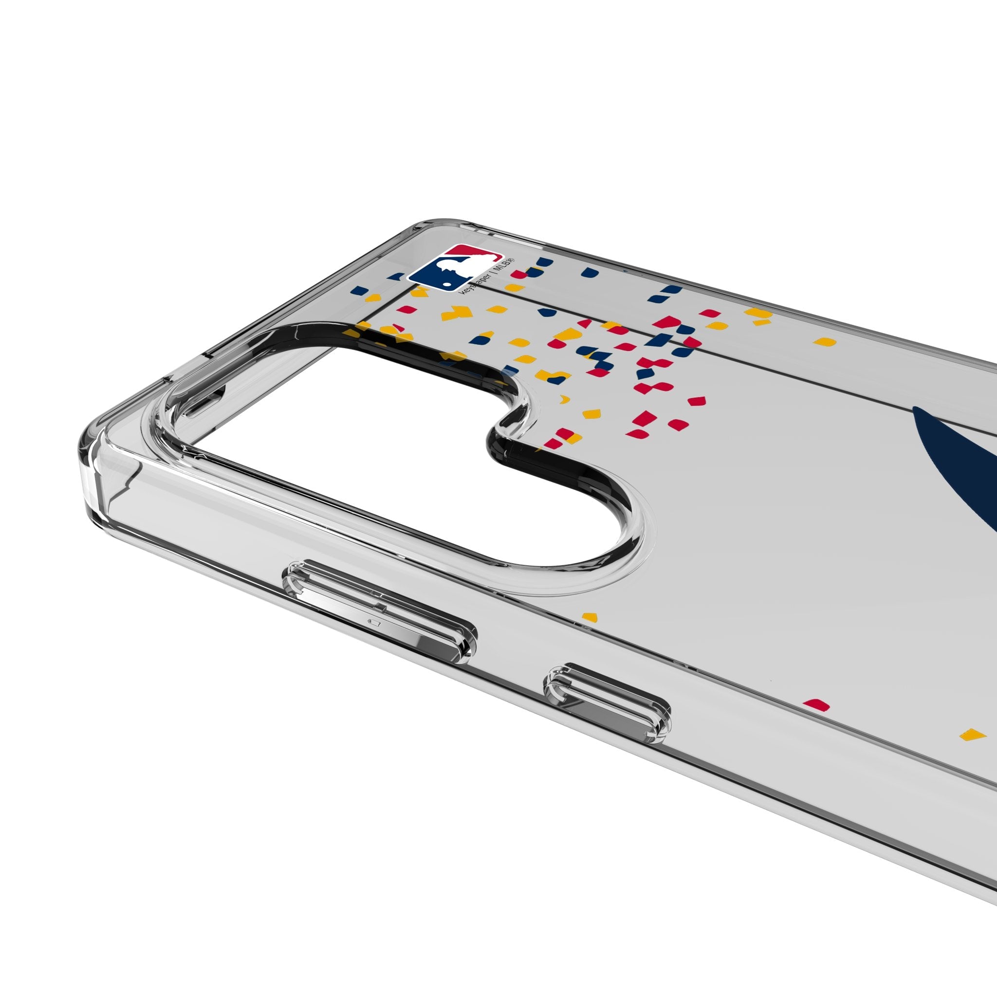 Atlanta Braves Confetti Clear Phone Case for Samsung Galaxy 3