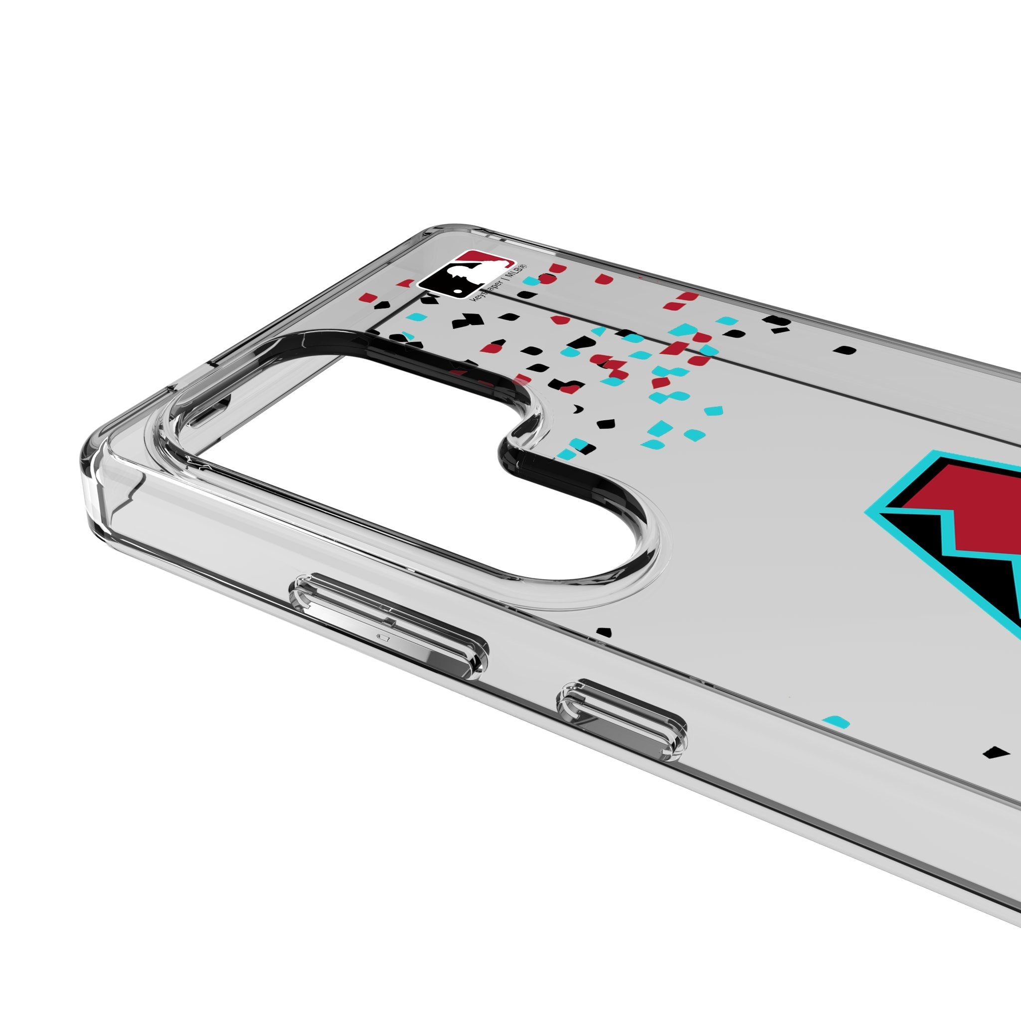 Arizona Diamondbacks Confetti Clear Phone Case for Samsung Galaxy 3