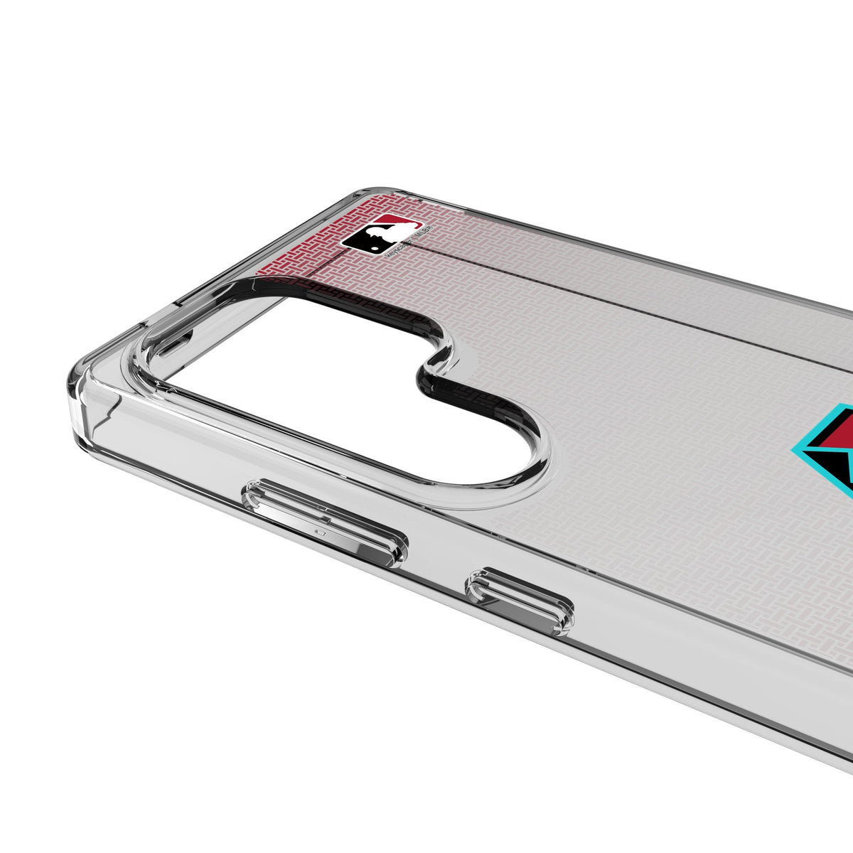 Arizona Diamondbacks Linen Clear Phone Case for Samsung Galaxy 3