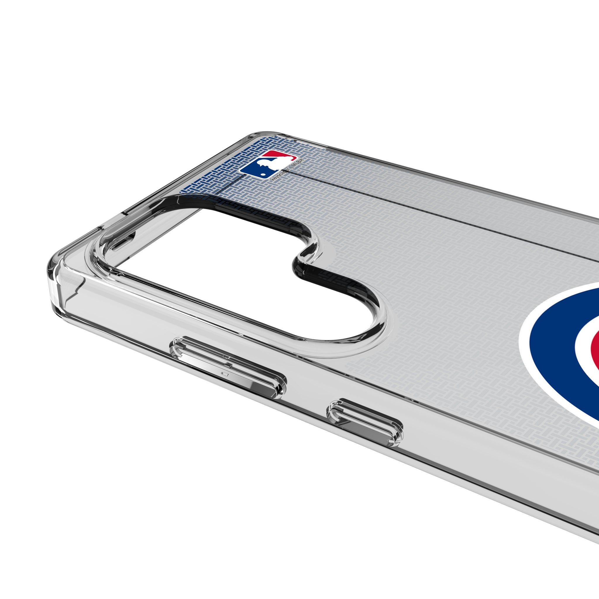 Chicago Cubs Linen Clear Phone Case for Samsung Galaxy 3