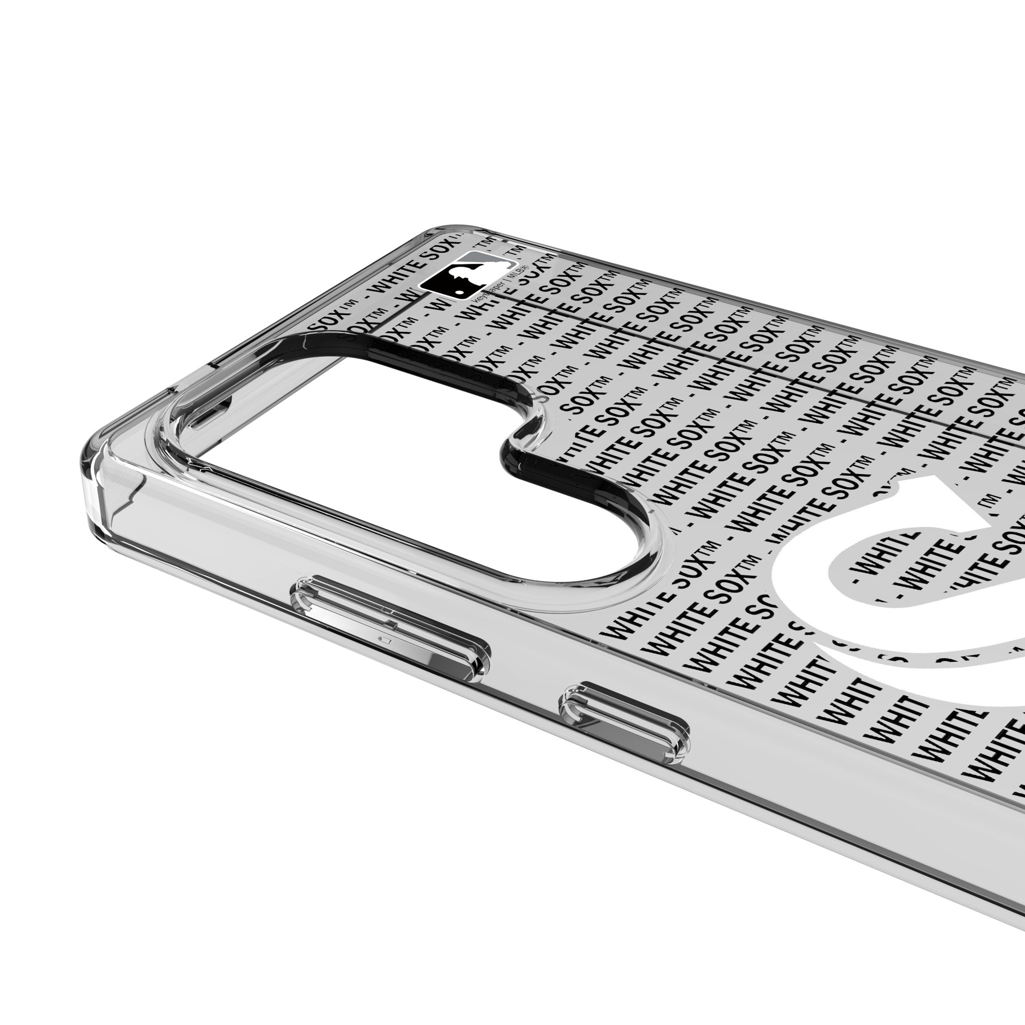 Chicago White Sox Text Backdrop Clear Phone Case for Samsung Galaxy 3