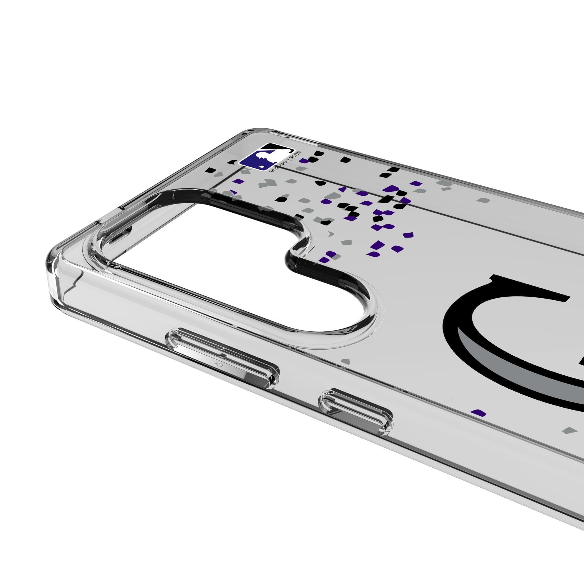 Colorado Rockies Confetti Clear Phone Case for Samsung Galaxy 3