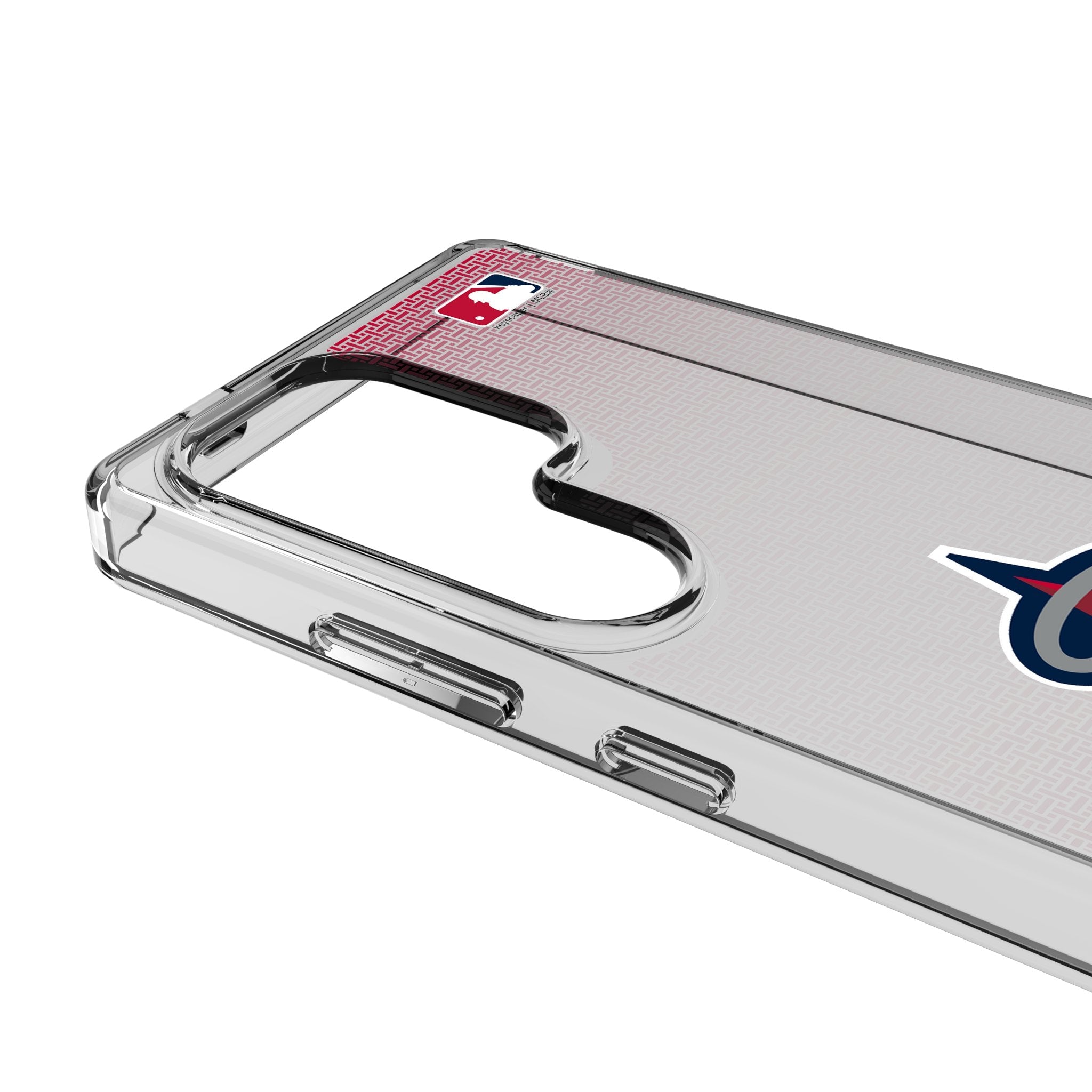Los Angeles Angels Linen Clear Phone Case for Samsung Galaxy 3