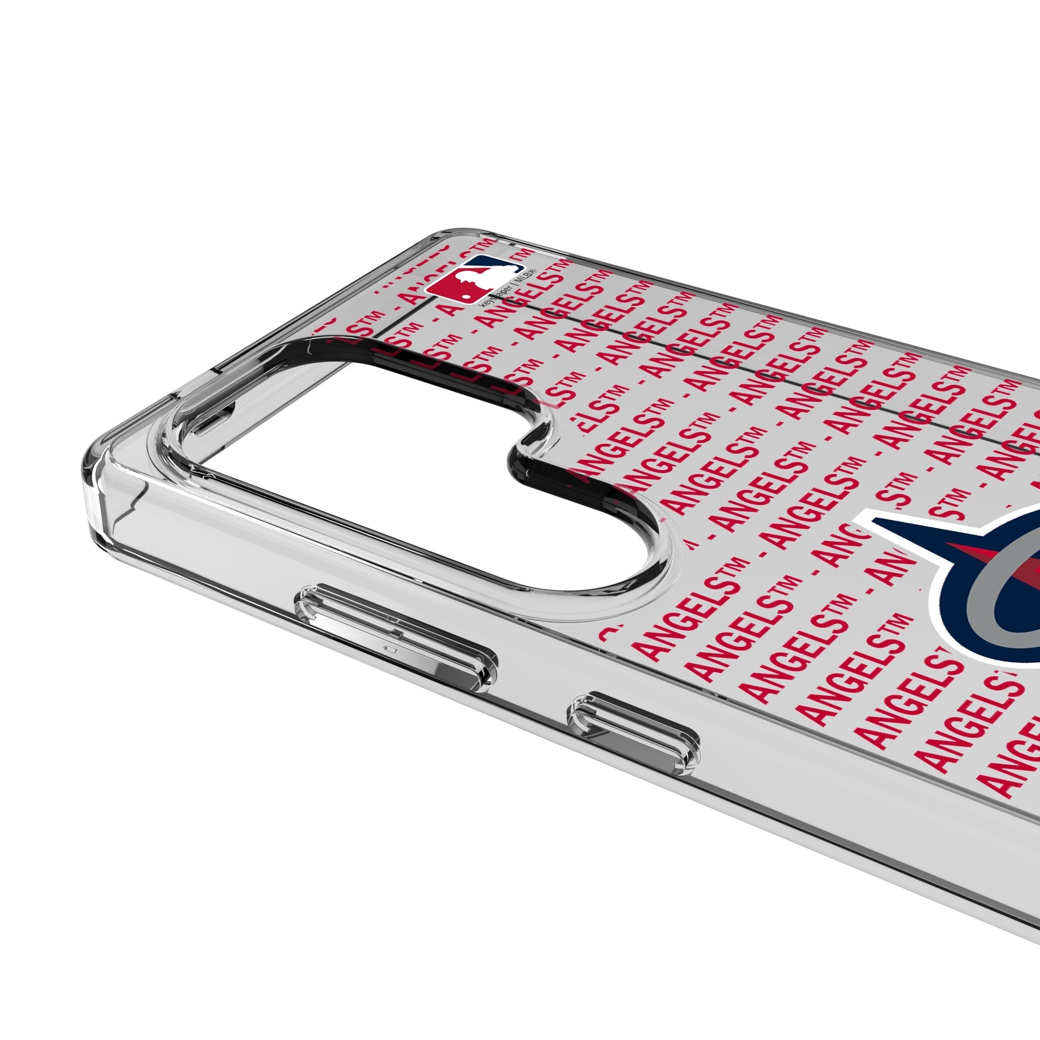 Los Angeles Angels Text Backdrop Clear Phone Case for Samsung Galaxy 3