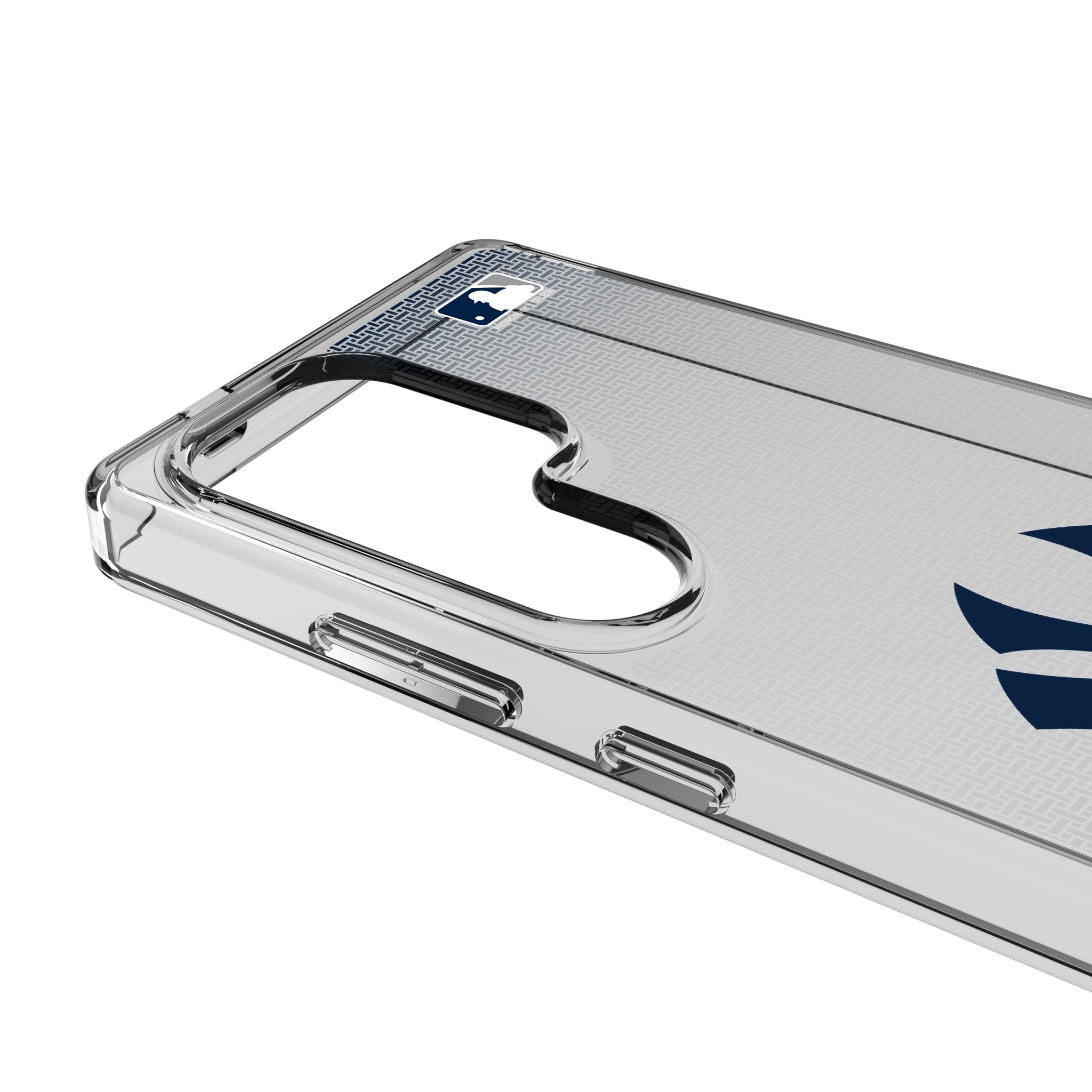 New York Yankees Linen Clear Phone Case for Samsung Galaxy 3