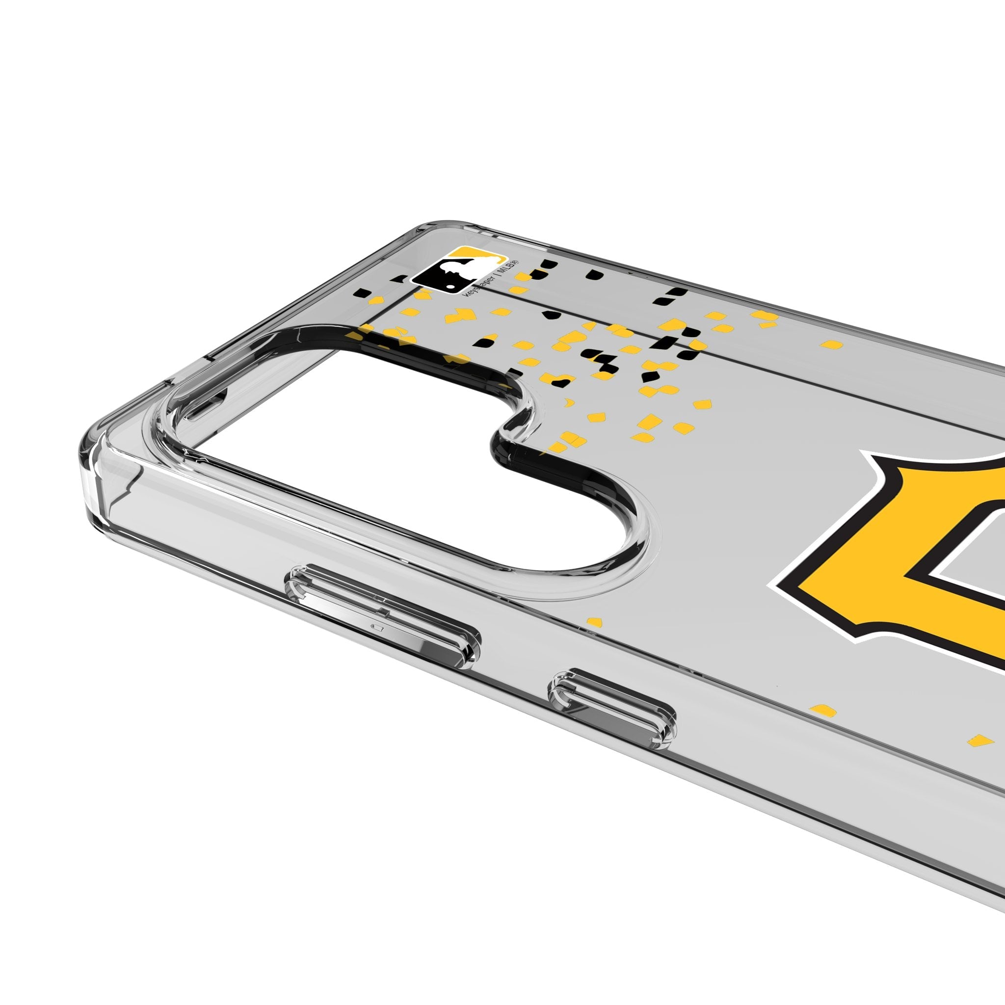 Pittsburgh Pirates Confetti Clear Phone Case for Samsung Galaxy 3