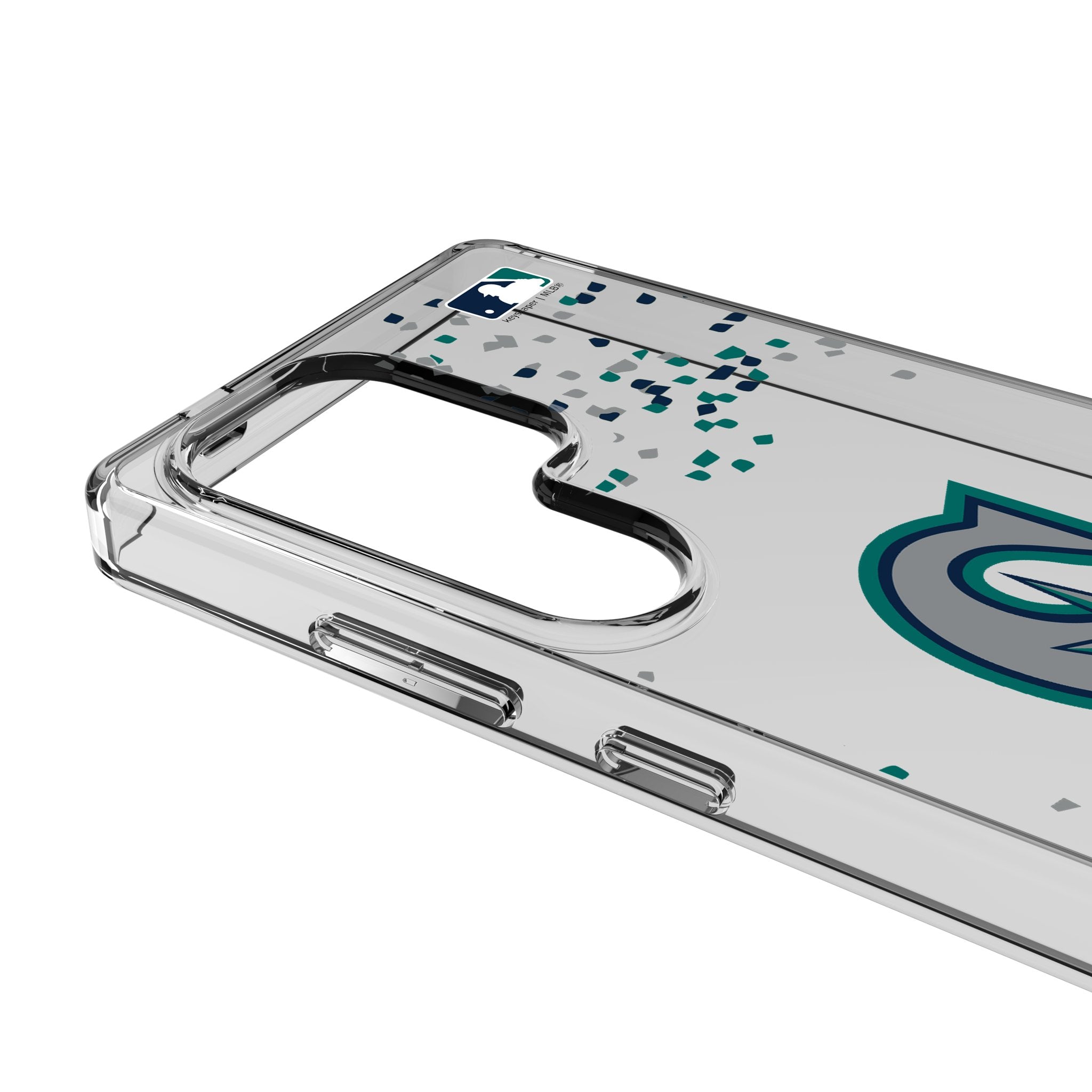 Seattle Mariners Confetti Clear Phone Case for Samsung Galaxy 3