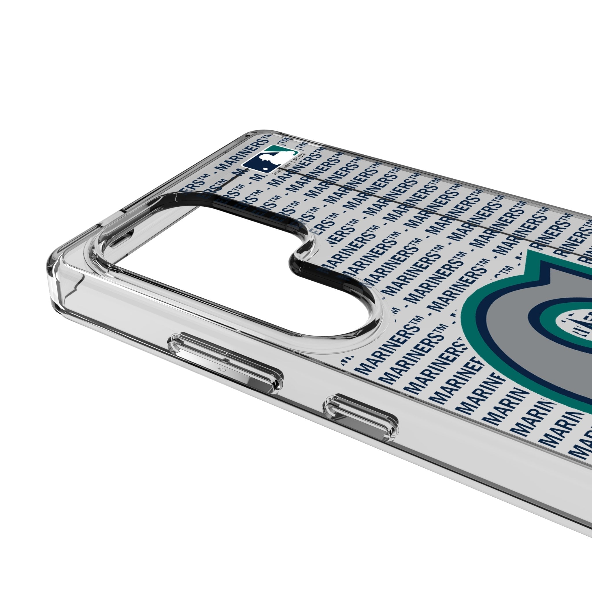 Seattle Mariners Text Backdrop Clear Phone Case for Samsung Galaxy 3
