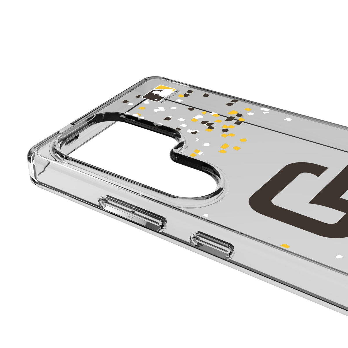 San Diego Padres Confetti Clear Phone Case for Samsung Galaxy 3