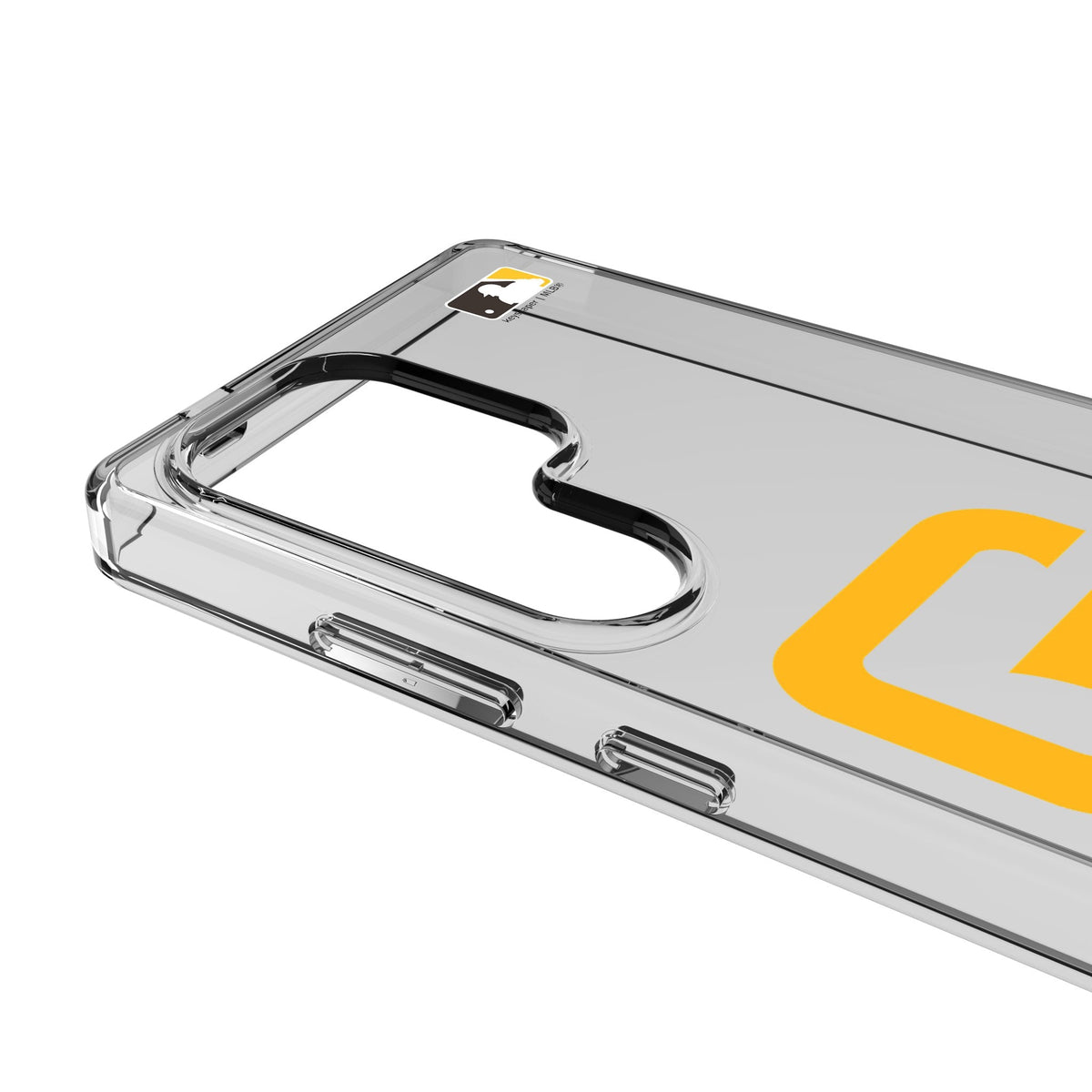 San Diego Padres Text Backdrop Clear Phone Case for Samsung Galaxy 3