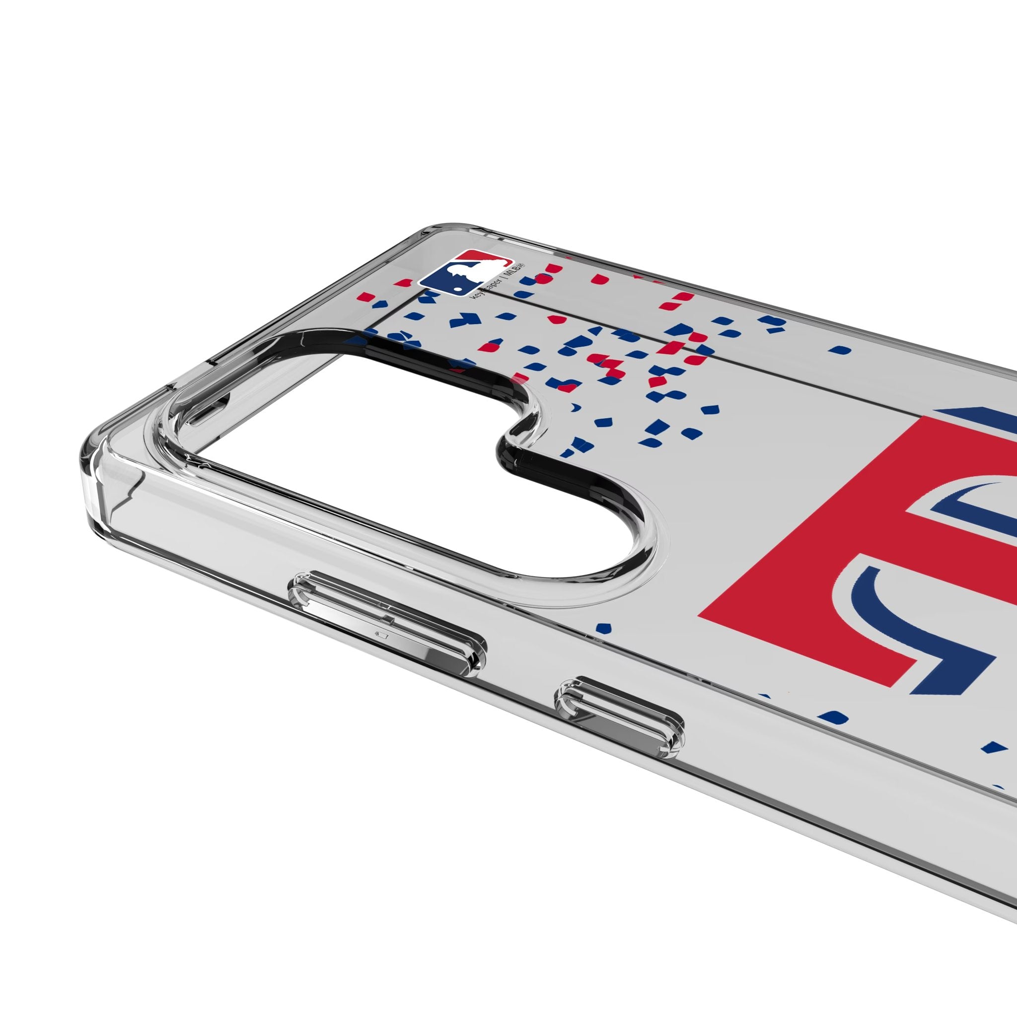 Texas Rangers Confetti Clear Phone Case for Samsung Galaxy 3