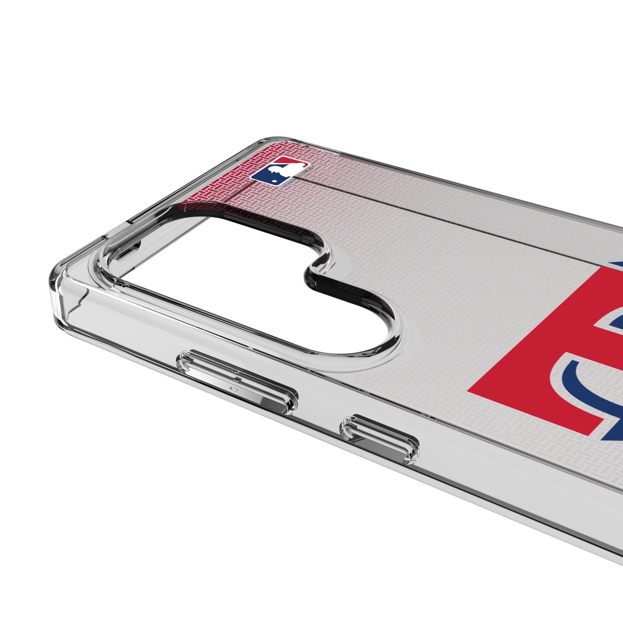 Texas Rangers Linen Clear Phone Case for Samsung Galaxy 3