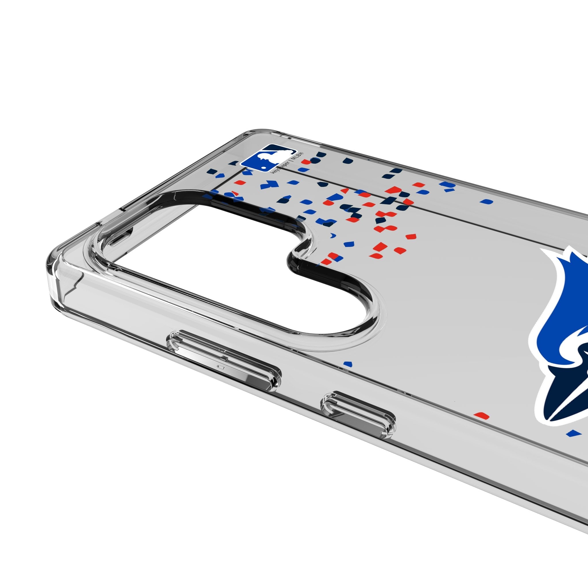 Toronto Blue Jays Confetti Clear Phone Case for Samsung Galaxy 3