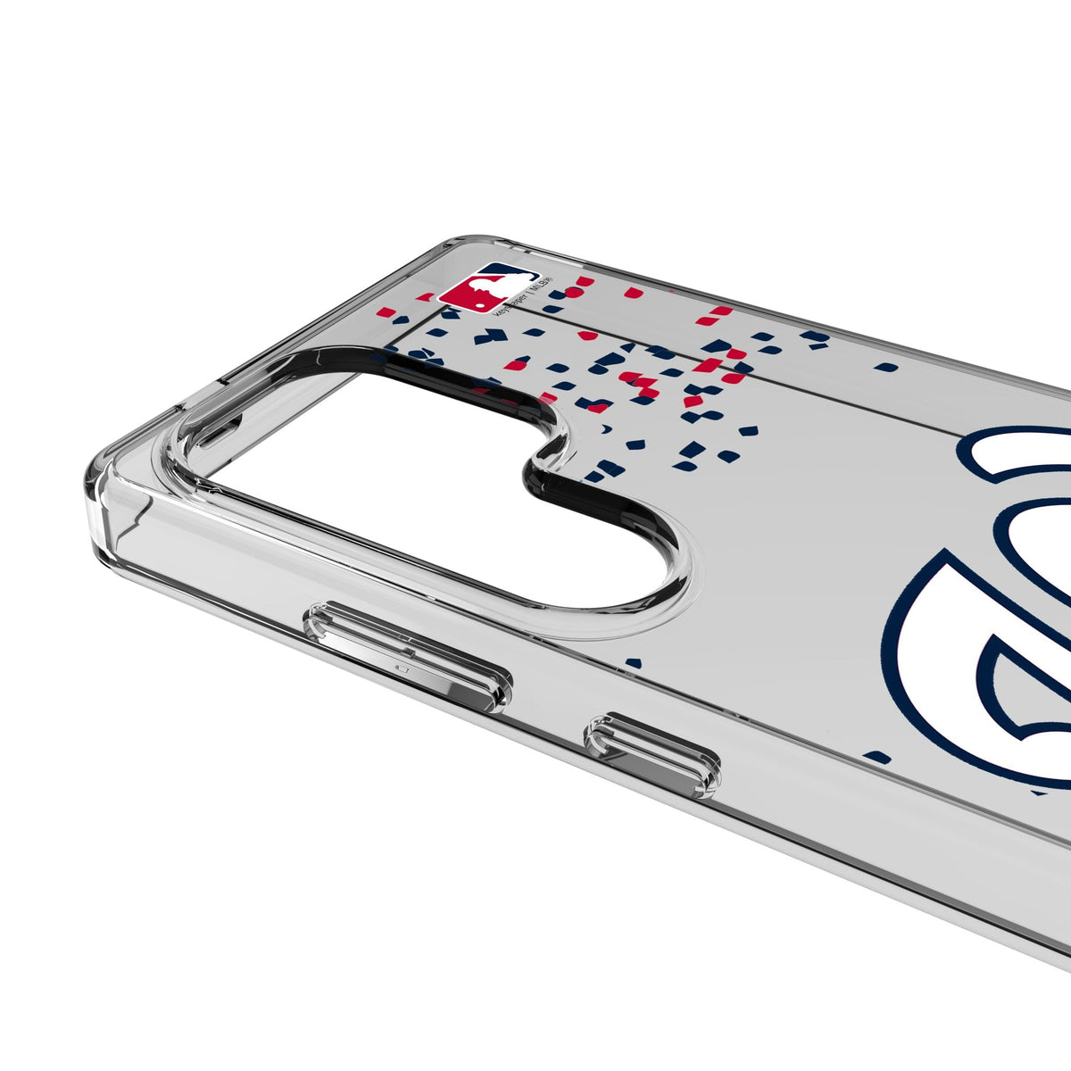 Washington Nationals Confetti Clear Phone Case for Samsung Galaxy 3