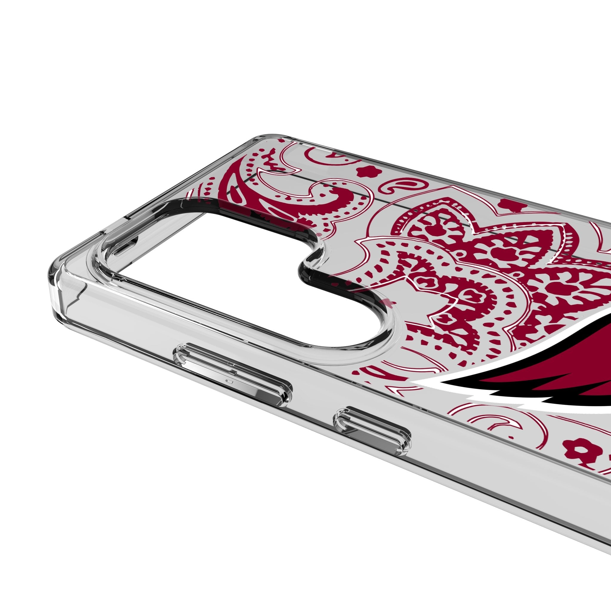 Arizona Cardinals Paisley Clear Phone Case for Samsung Galaxy 3