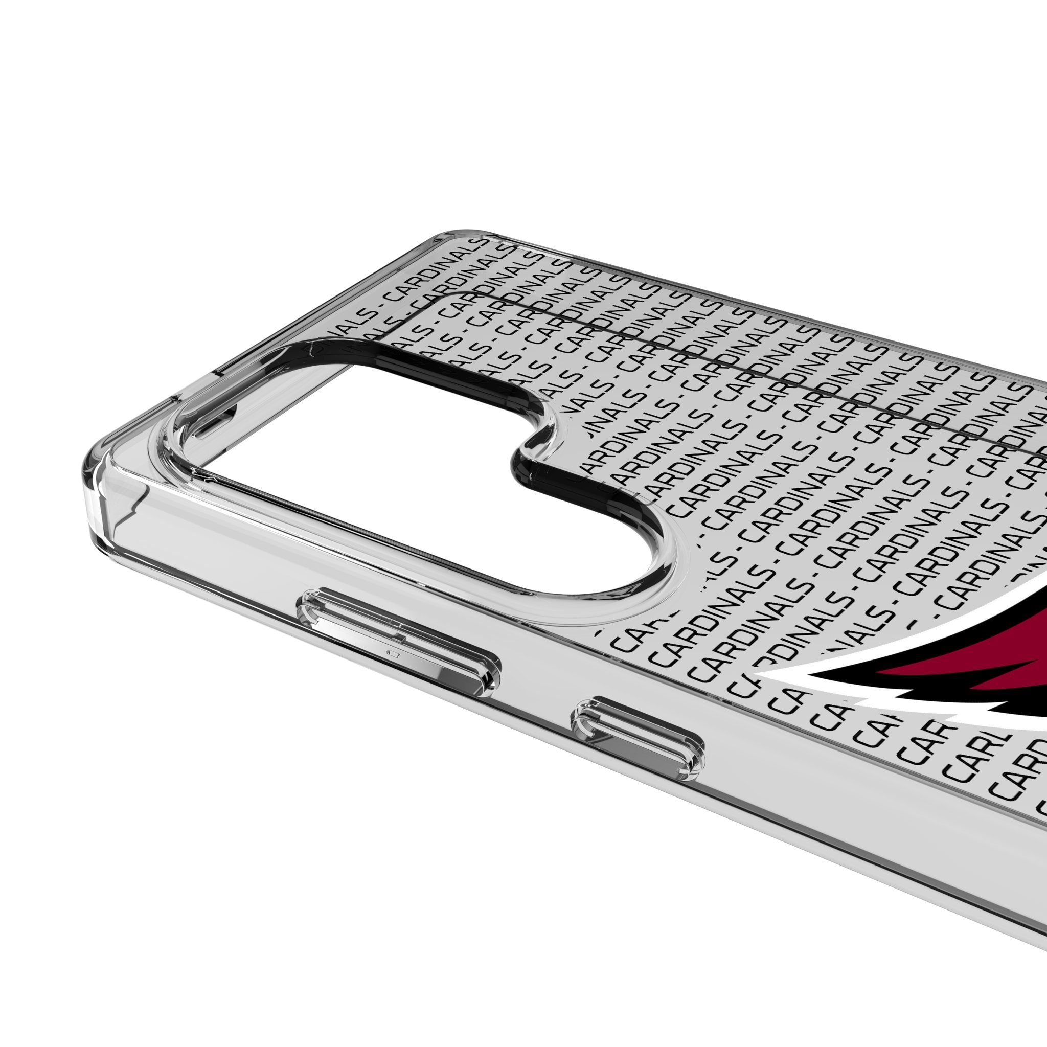 Arizona Cardinals Text Backdrop Clear Phone Case for Samsung Galaxy 3