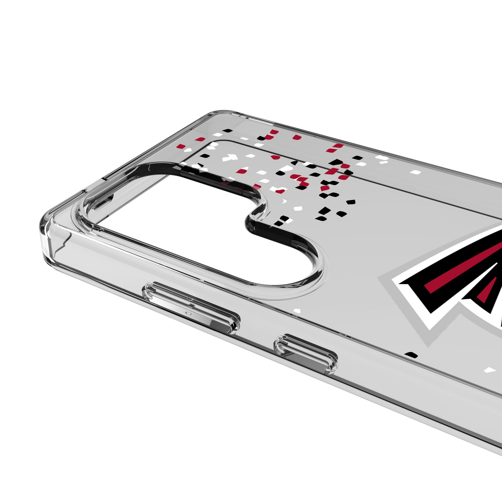 Atlanta Falcons Confetti Clear Phone Case for Samsung Galaxy 3