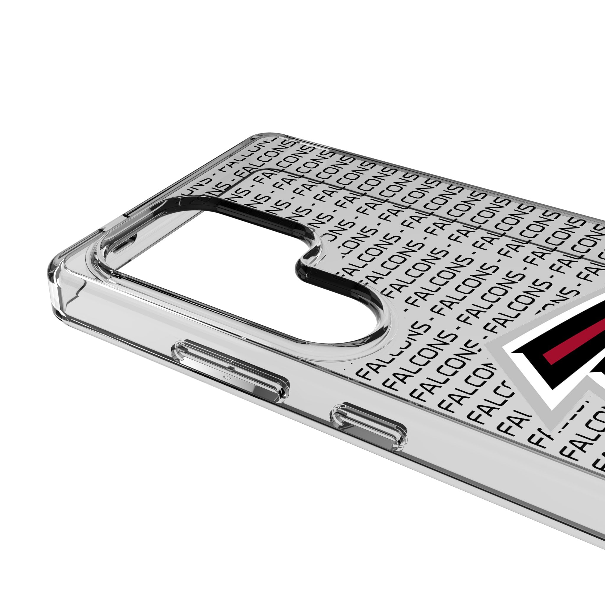 Atlanta Falcons Text Backdrop Clear Phone Case for Samsung Galaxy 3