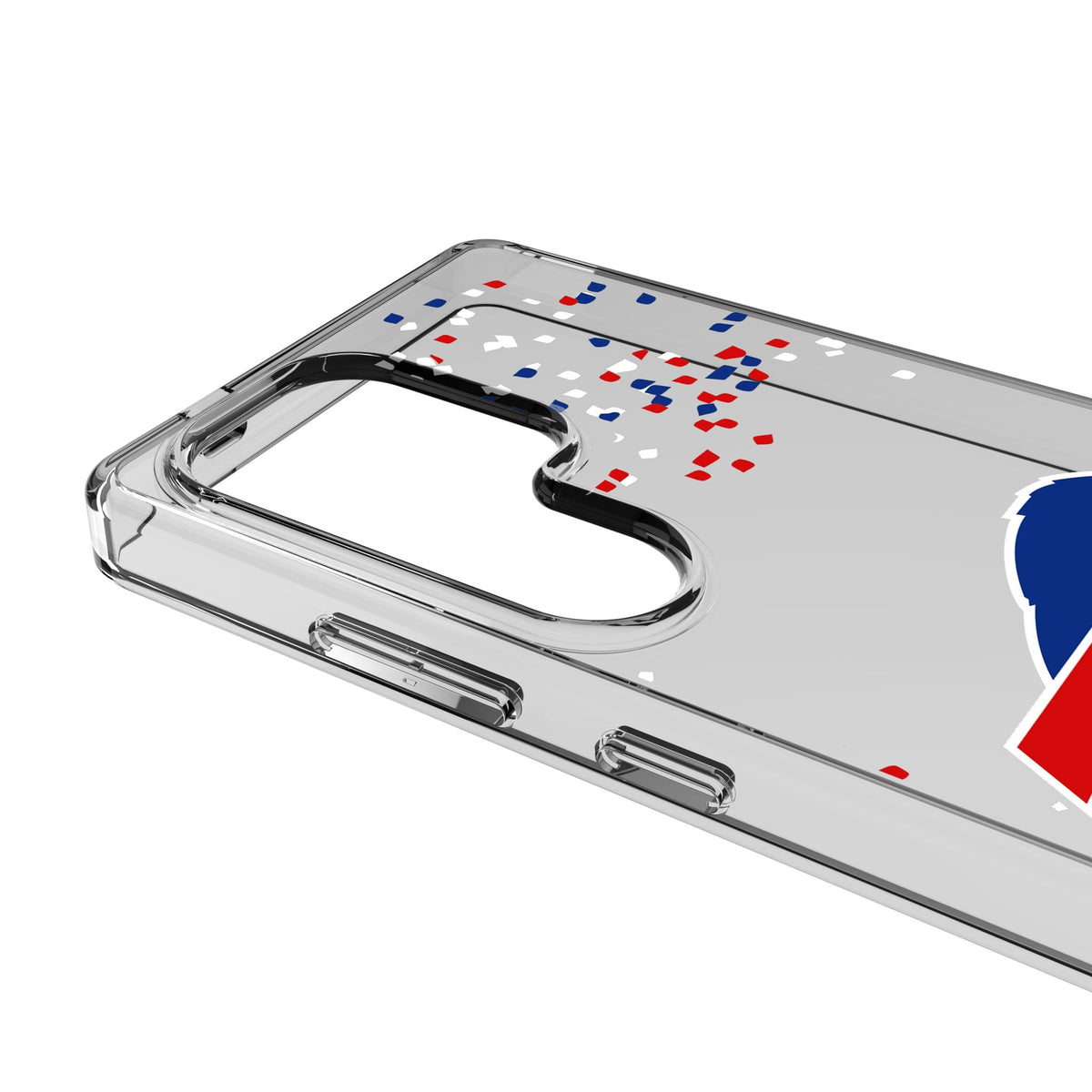 Buffalo Bills Confetti Clear Phone Case for Samsung Galaxy 3