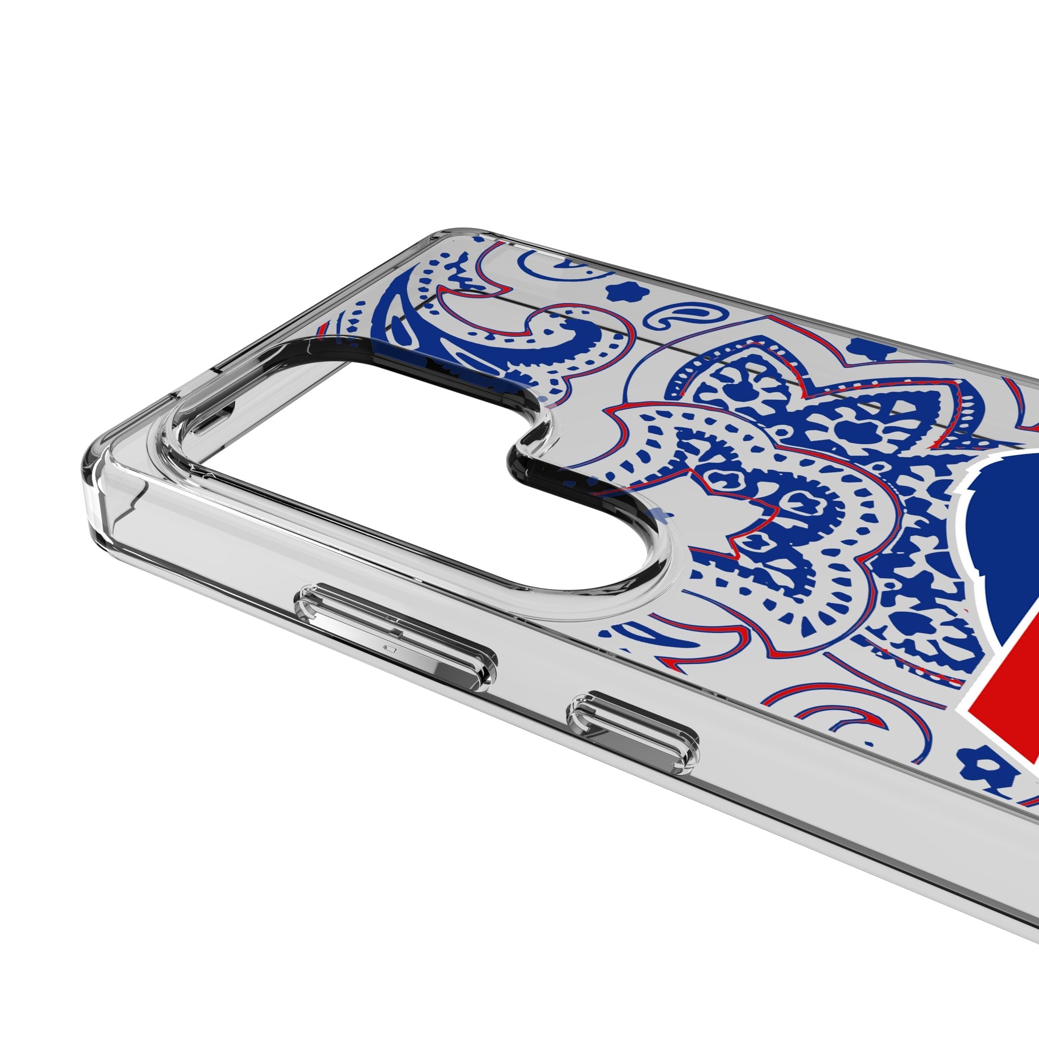 Buffalo Bills Paisley Clear Phone Case for Samsung Galaxy 3