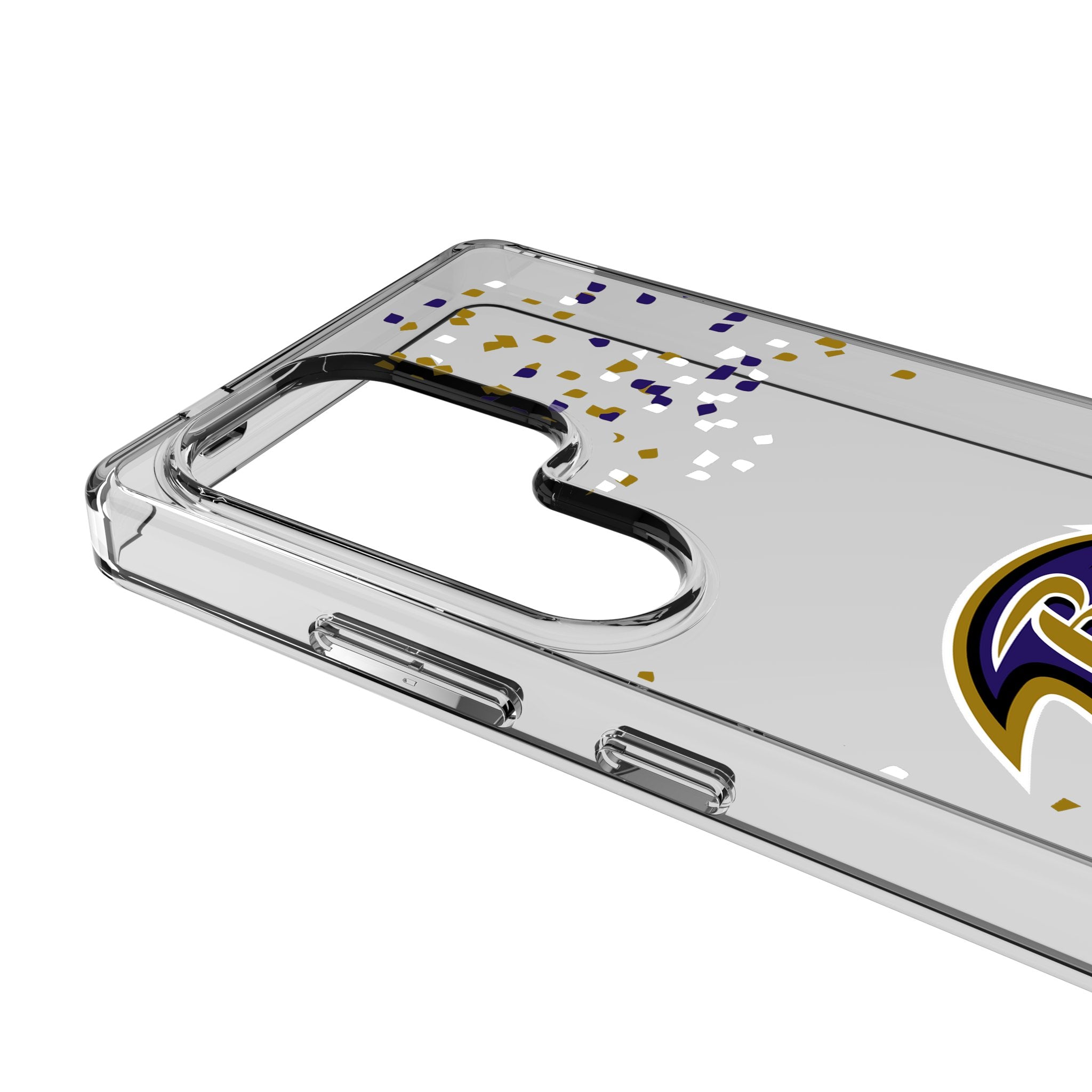 Baltimore Ravens Confetti Clear Phone Case for Samsung Galaxy 3
