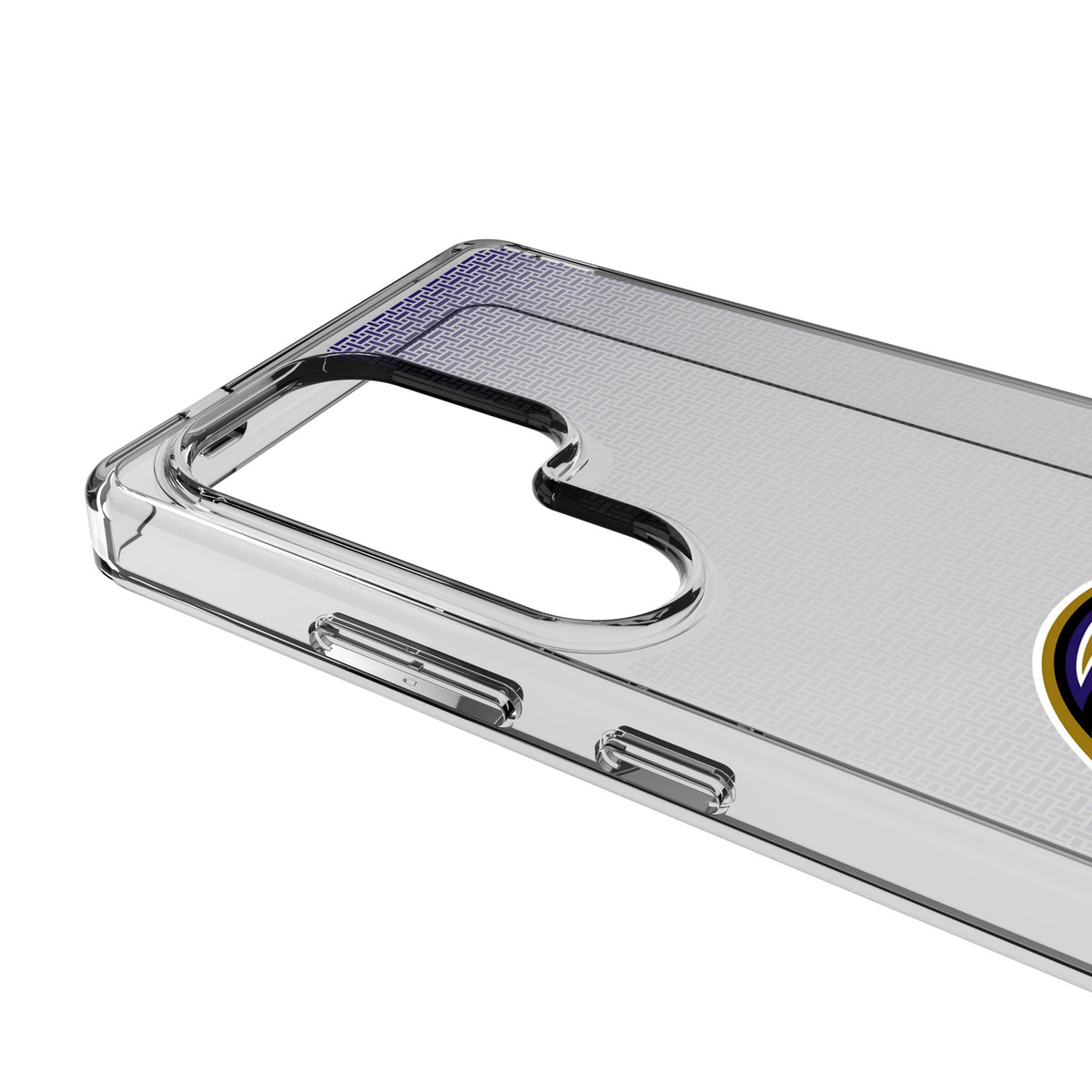Baltimore Ravens Linen Clear Phone Case for Samsung Galaxy 3